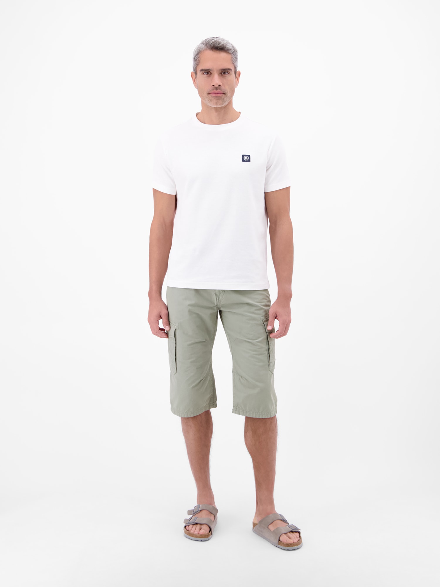 LERROS Cargoshorts »Bermuda mit Cargotaschen, lang geschnitten«