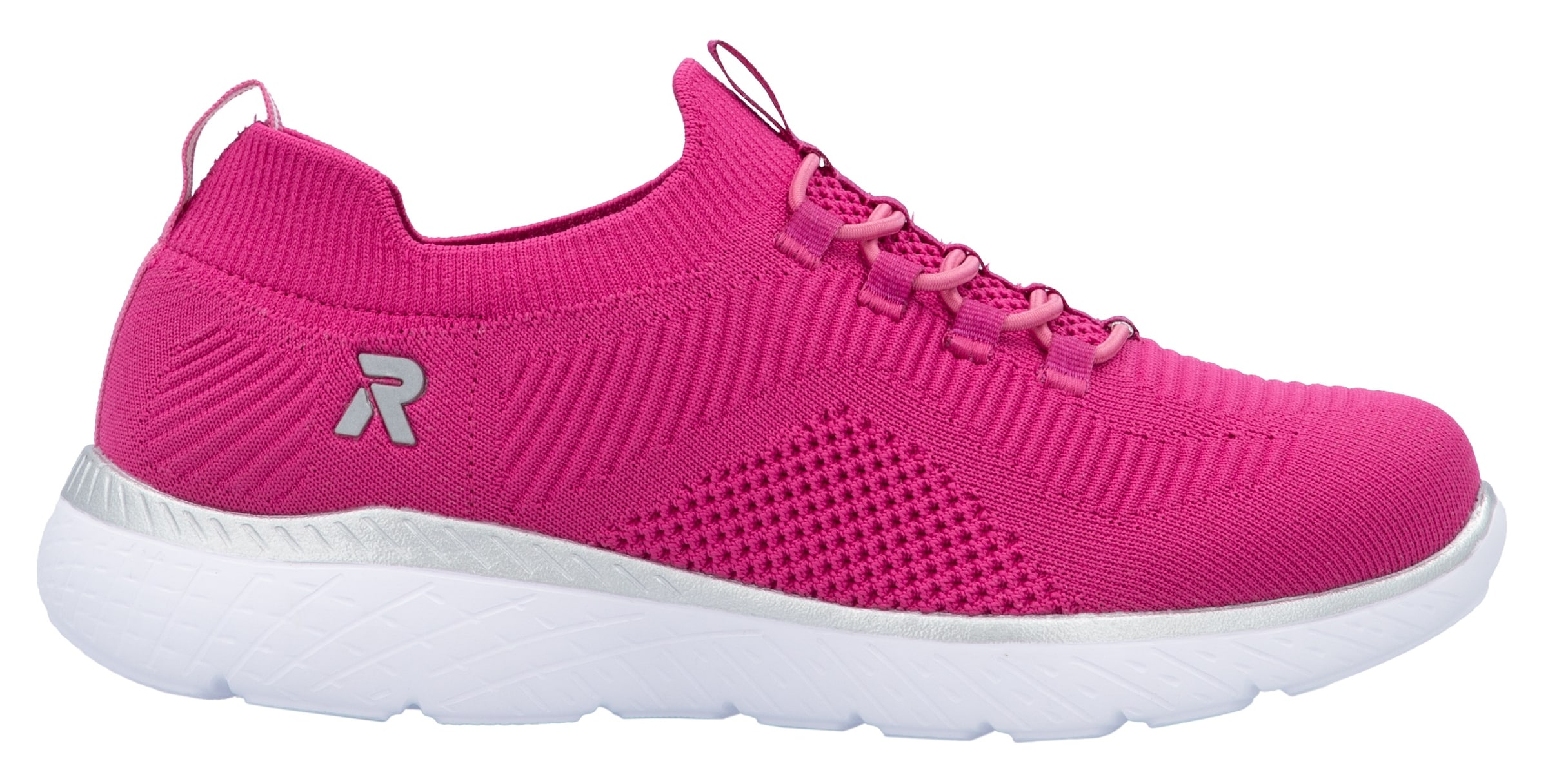 RIEKER Sport Slip-On Sneaker, Slipper, Freizeitschuh, Schlupfschuh mit Elastik-Einstieg