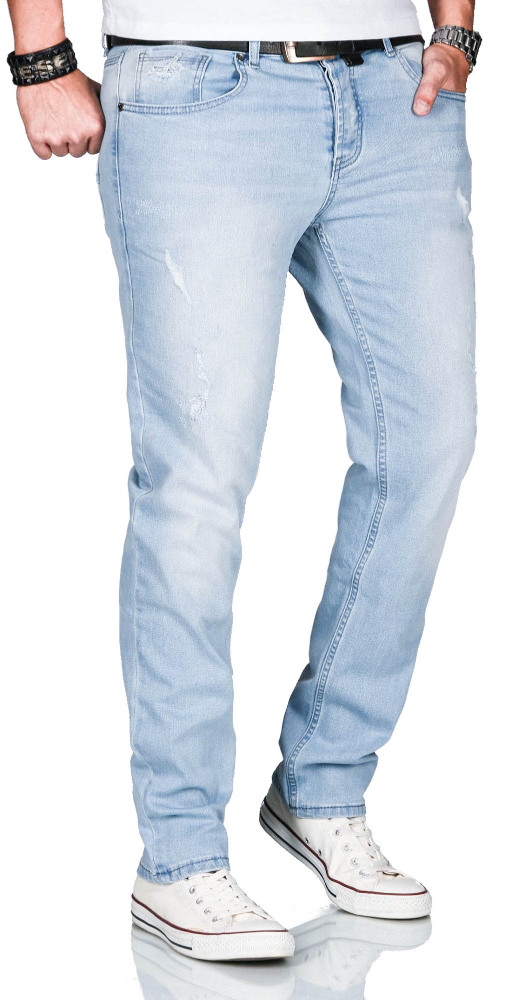 Alessandro Salvarini Slim-fit-Jeans »A. Salvarini Herren Jeans Multi AS160-AS165«