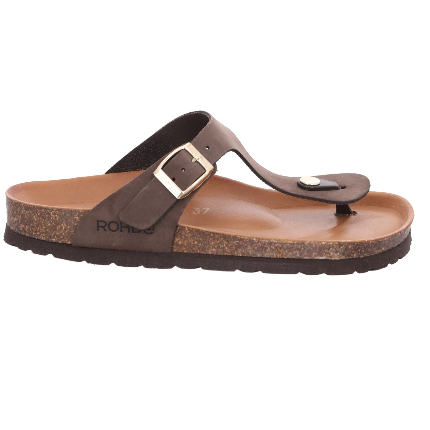 Rohde Zehentrenner »ALBA«  Sommerschuh, Urlaubsschuh, Hausschuh mit verstellbarer Schnalle