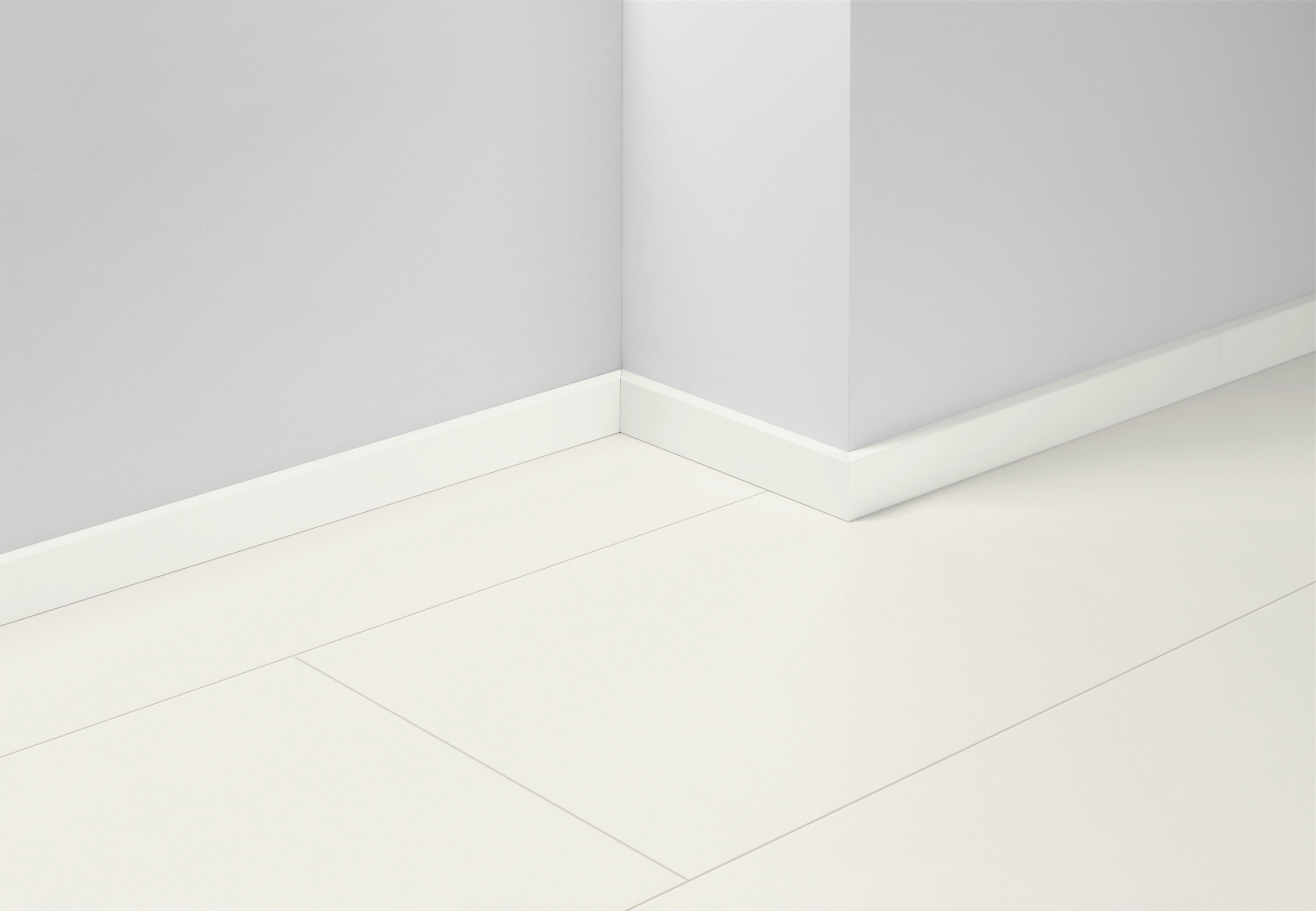 PARADOR Sockelleiste »SL 5 Weiss Grundiert Dekor D004«, wasserfest
