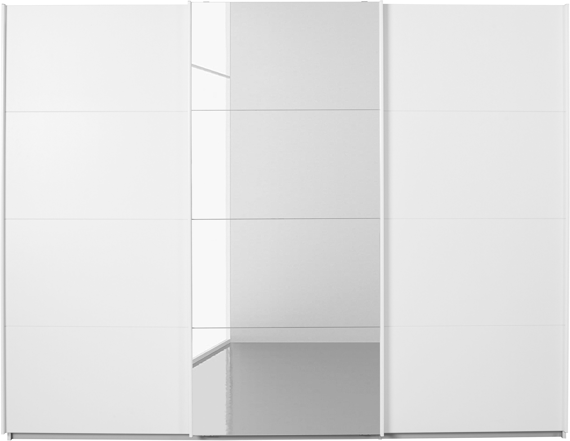 rauch Schwebetürenschrank »Kleiderschrank Schrank Garderobe Wäscheschrank BESTSELLER KEPAN«, inkl. Schubladen-Einsatz und extra Einlegeböden MADE IN GERMANY