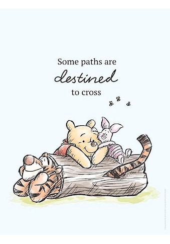 Poster »Winnie Pooh Path«, Disney, (1 St.), Kinderzimmer, Schlafzimmer, Wohnzimmer