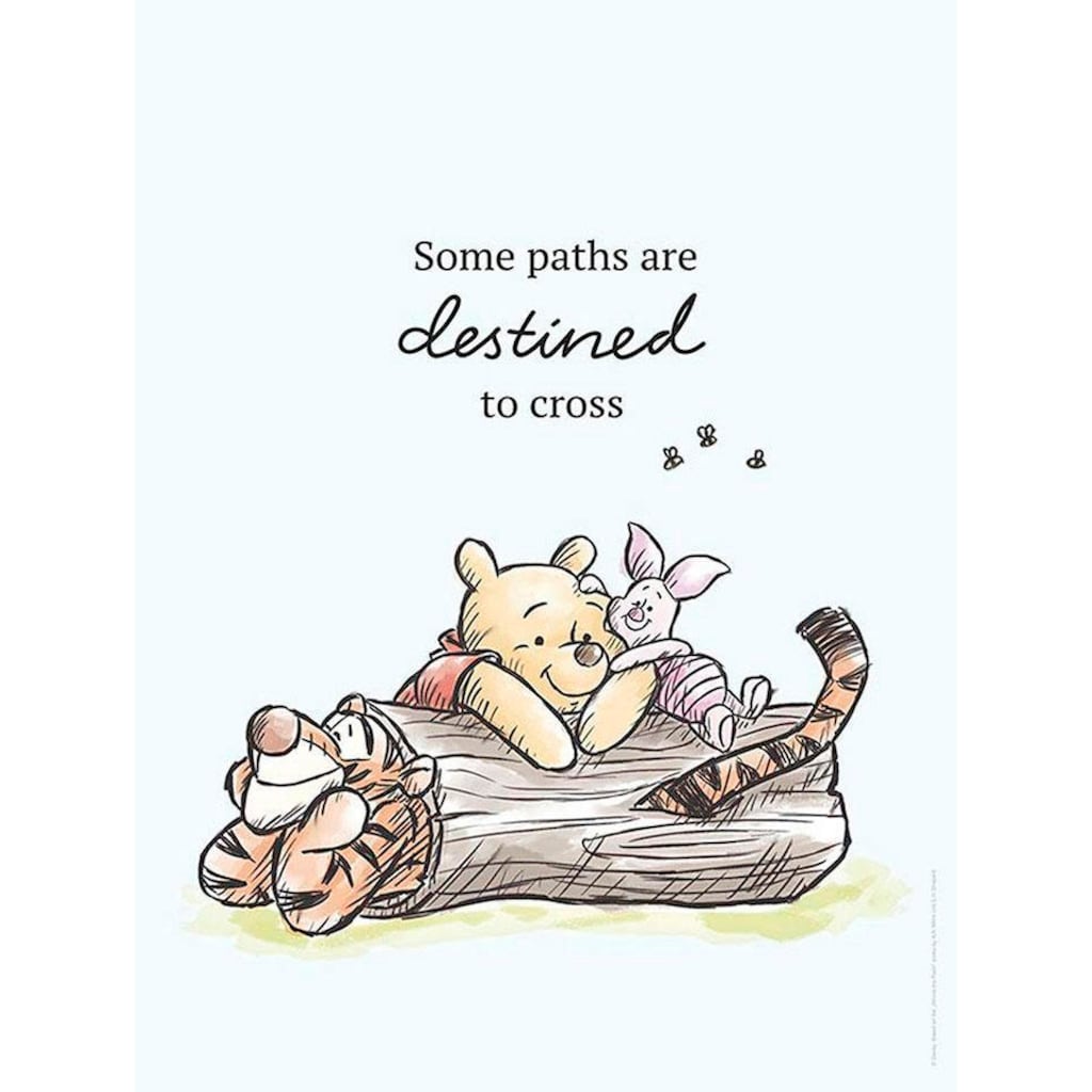 Komar Poster »Winnie Pooh Path«, Disney, (1 St.), Kinderzimmer, Schlafzimmer, Wohnzimmer