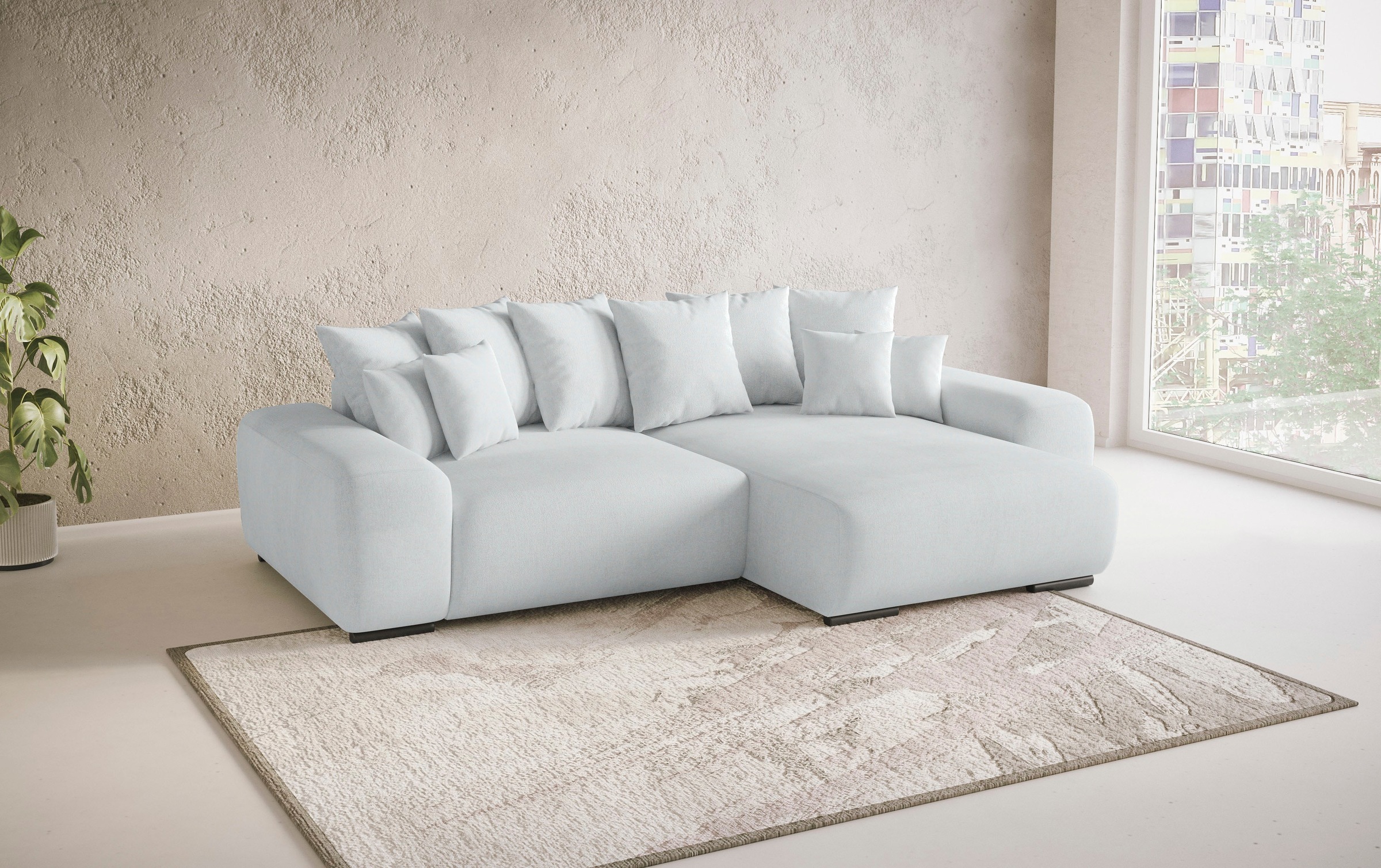 Mr. Couch Polsterecke »Sundance II«, Dauerschläfer mit EasyBett-Schlaffunktion, Bettkasten