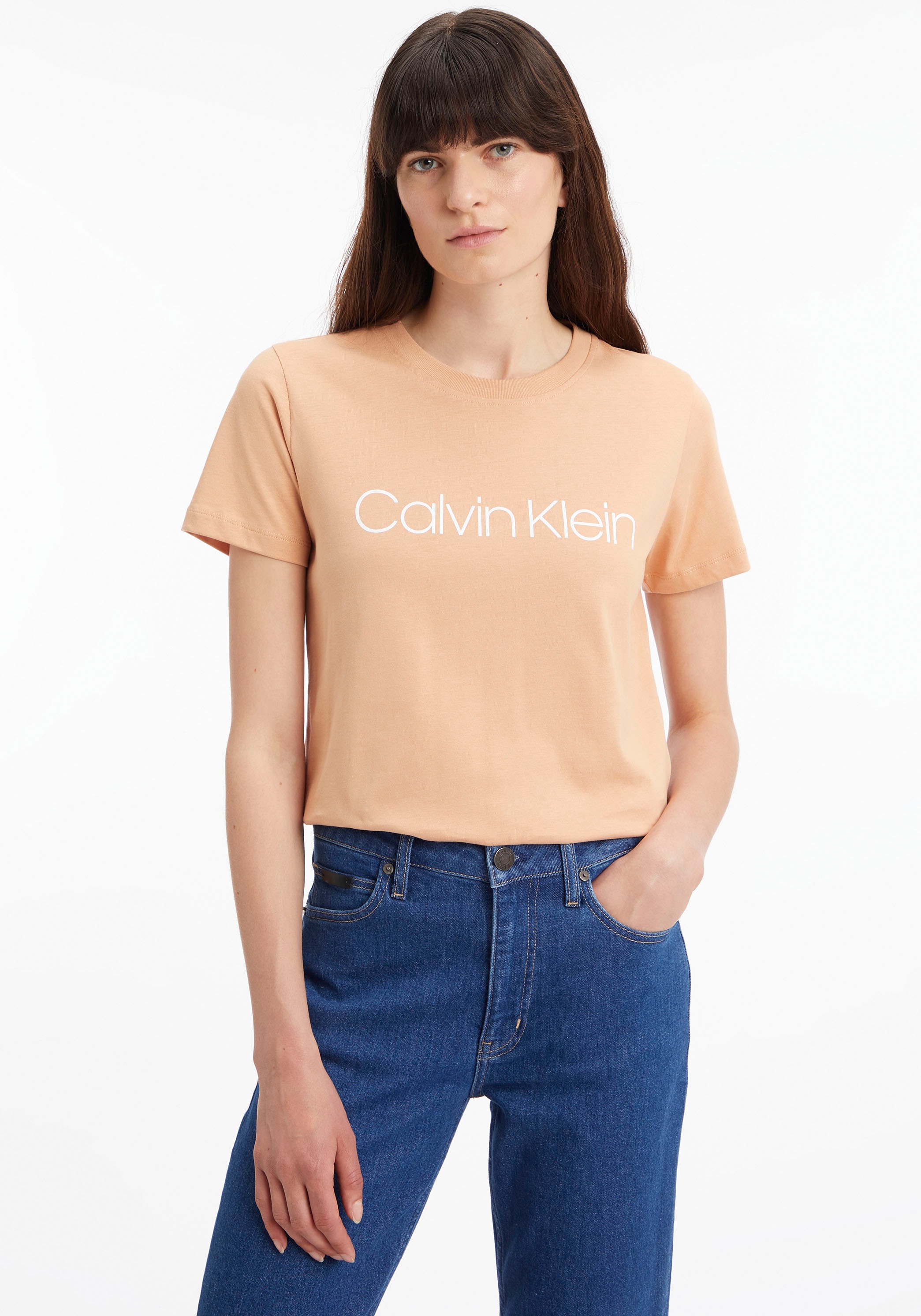 Calvin Klein T-Shirt »CORE LOGO T-SHIRT«, mit Calvin Klein Logo-Schriftzug kaufen