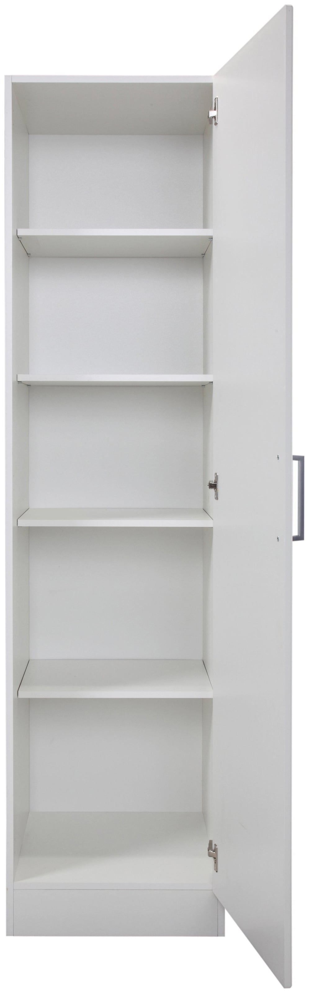 KOCHSTATION Seitenschrank »KS-Stockholm«, hochwertige MDF-Fronten, 50 cm breit, 200 cm hoch, viel Stauraum