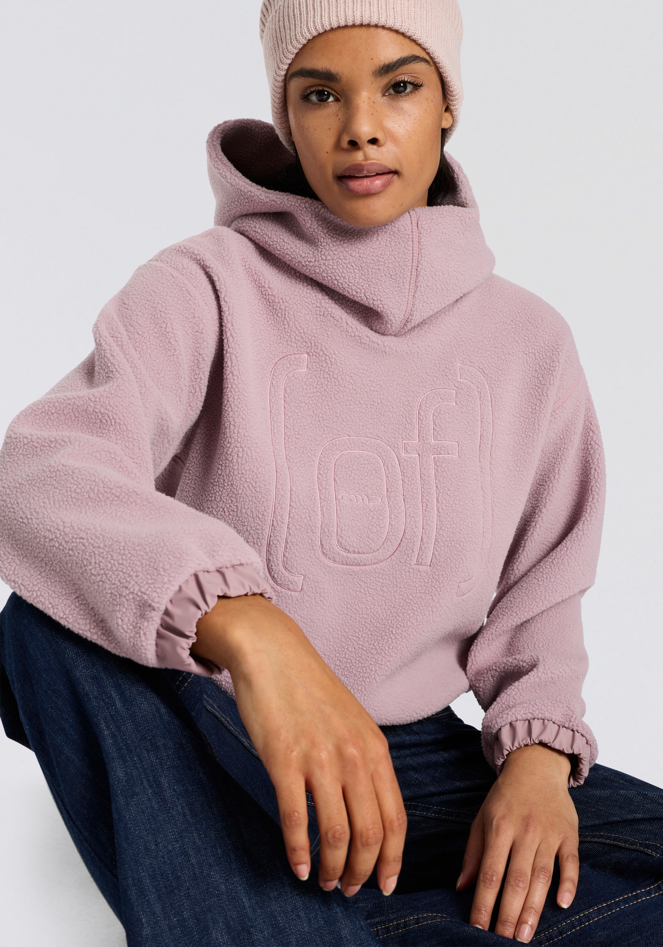 CMP Kapuzenpullover mit verstellbarer Kapuze, für Sportmode und Outdoormode, aus Polyester