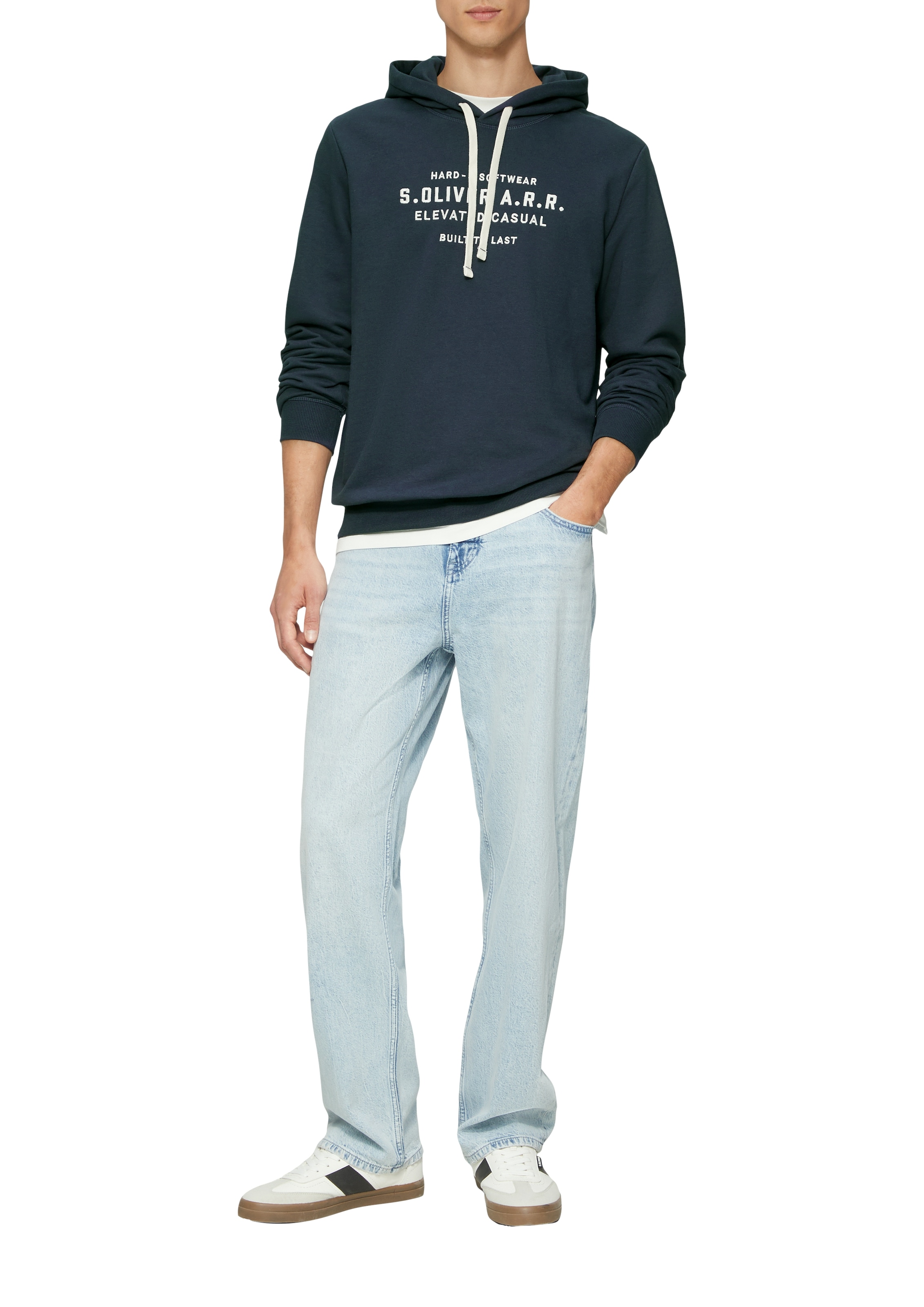 s.Oliver Hoodie, mit Schriftzug
