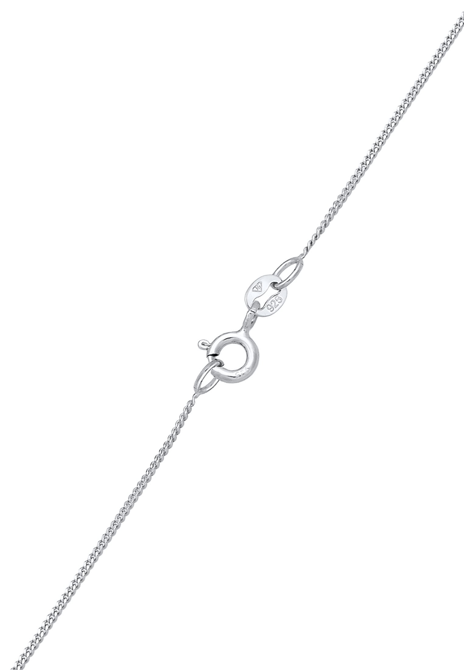 Elli Silberkette »Halskette Infinity Symbol Liebe Kristalle 925 Sterling Silber«