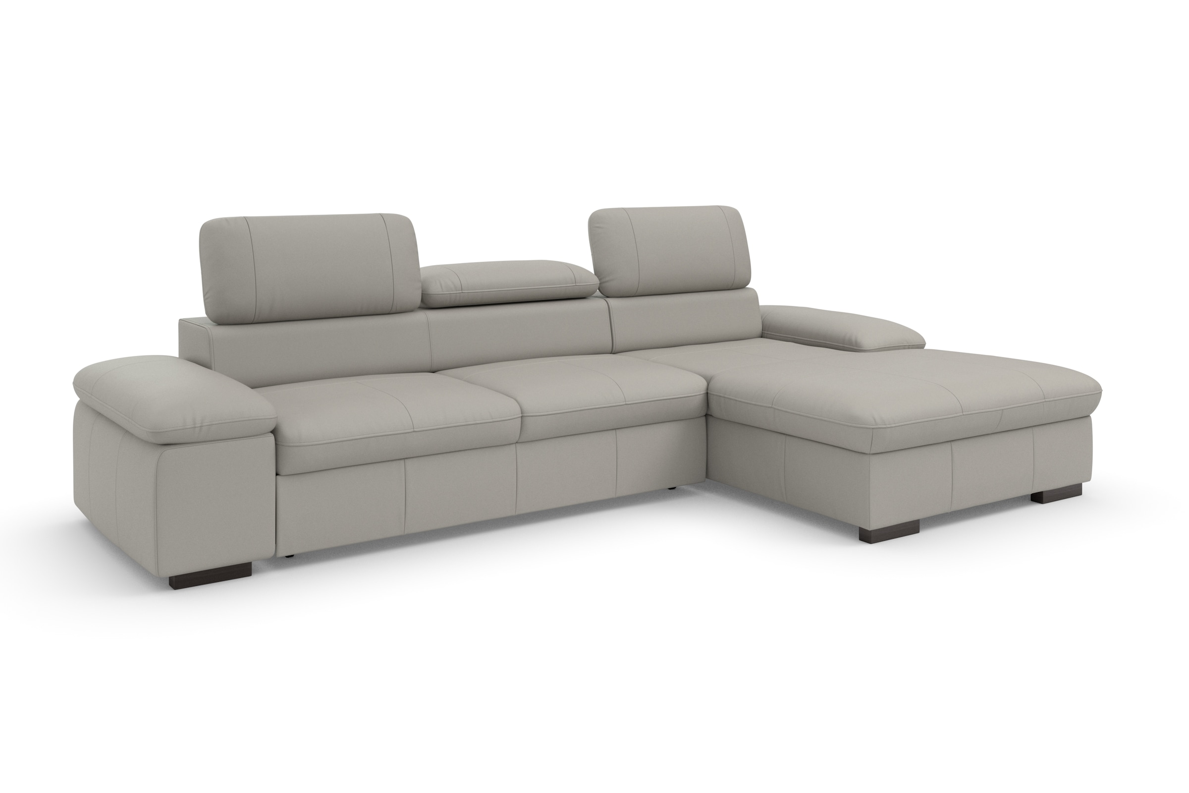 Home affaire Ecksofa »Alberto L-Form«, mit Kopfteilverstellung, wahlweise mit Bettfunktion