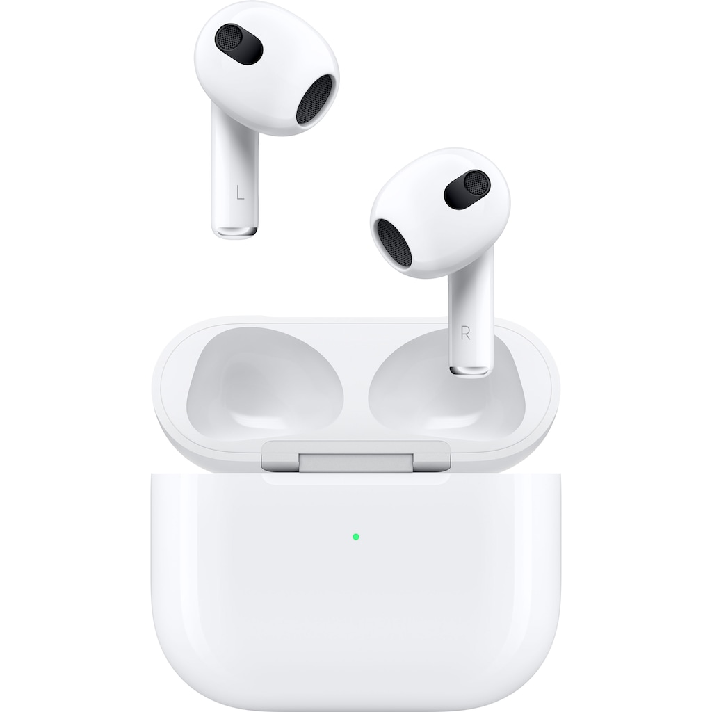 Apple In-Ear-Kopfhörer »Airpods (3. Generation 2022)«, Bluetooth, mit Lightning-Ladecase