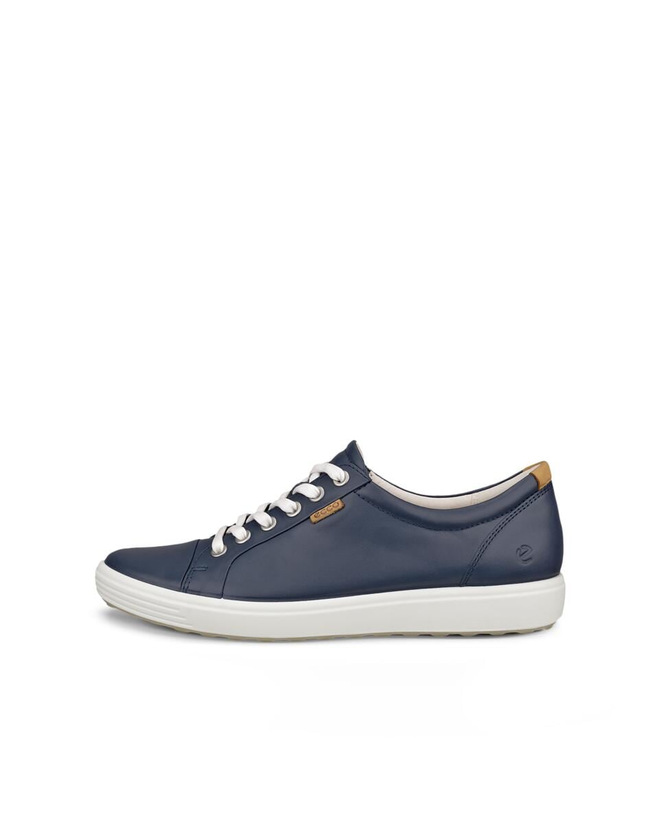 Ecco Sneaker »SOFT 7 W«, mit Label, Freizeitschuh, Halbschuh, Schnürschuh, schmale Form