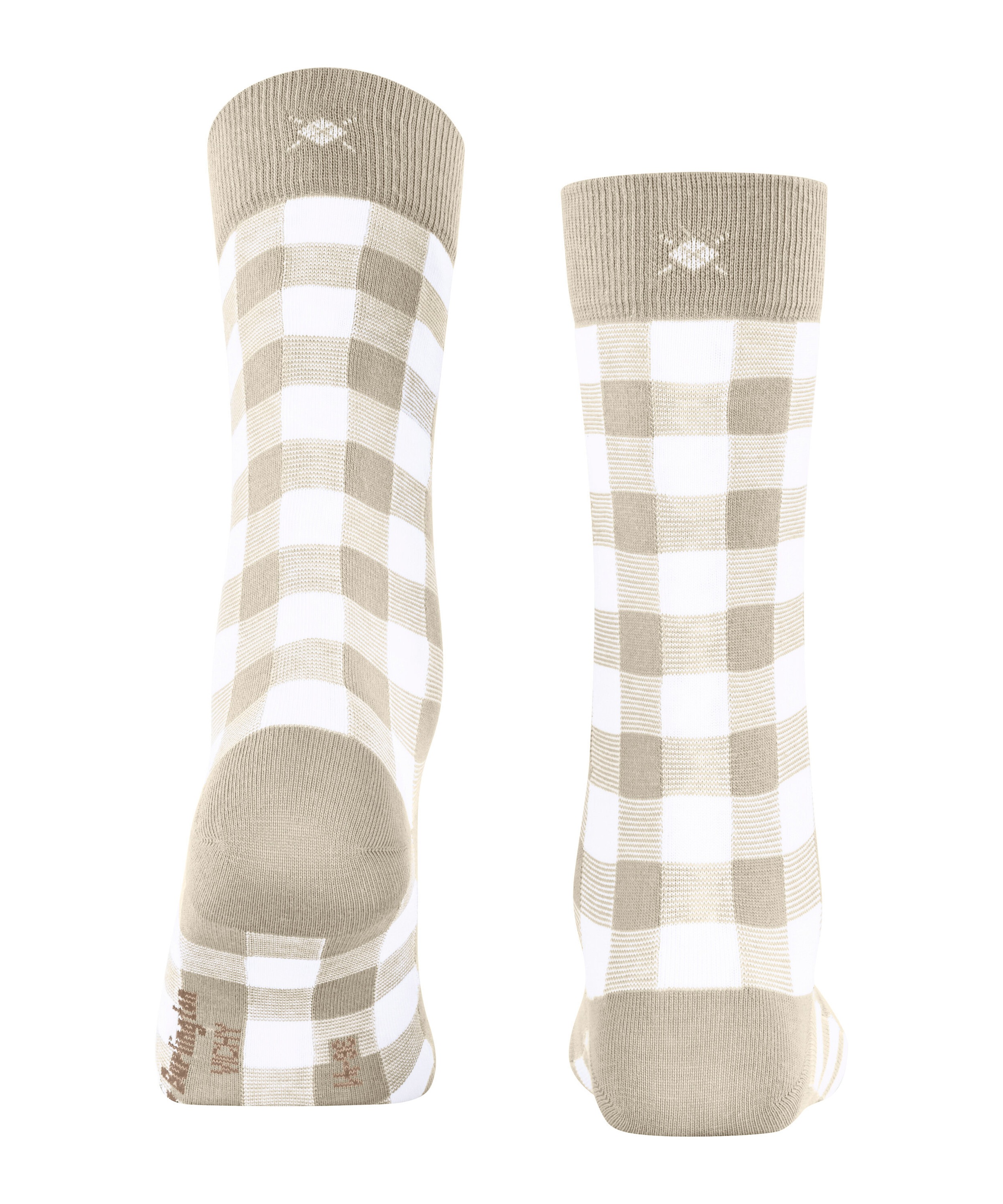 Burlington Socken »Vichy« Einheitsgröße 36-41, Karomuster, gekämmte Baumwolle