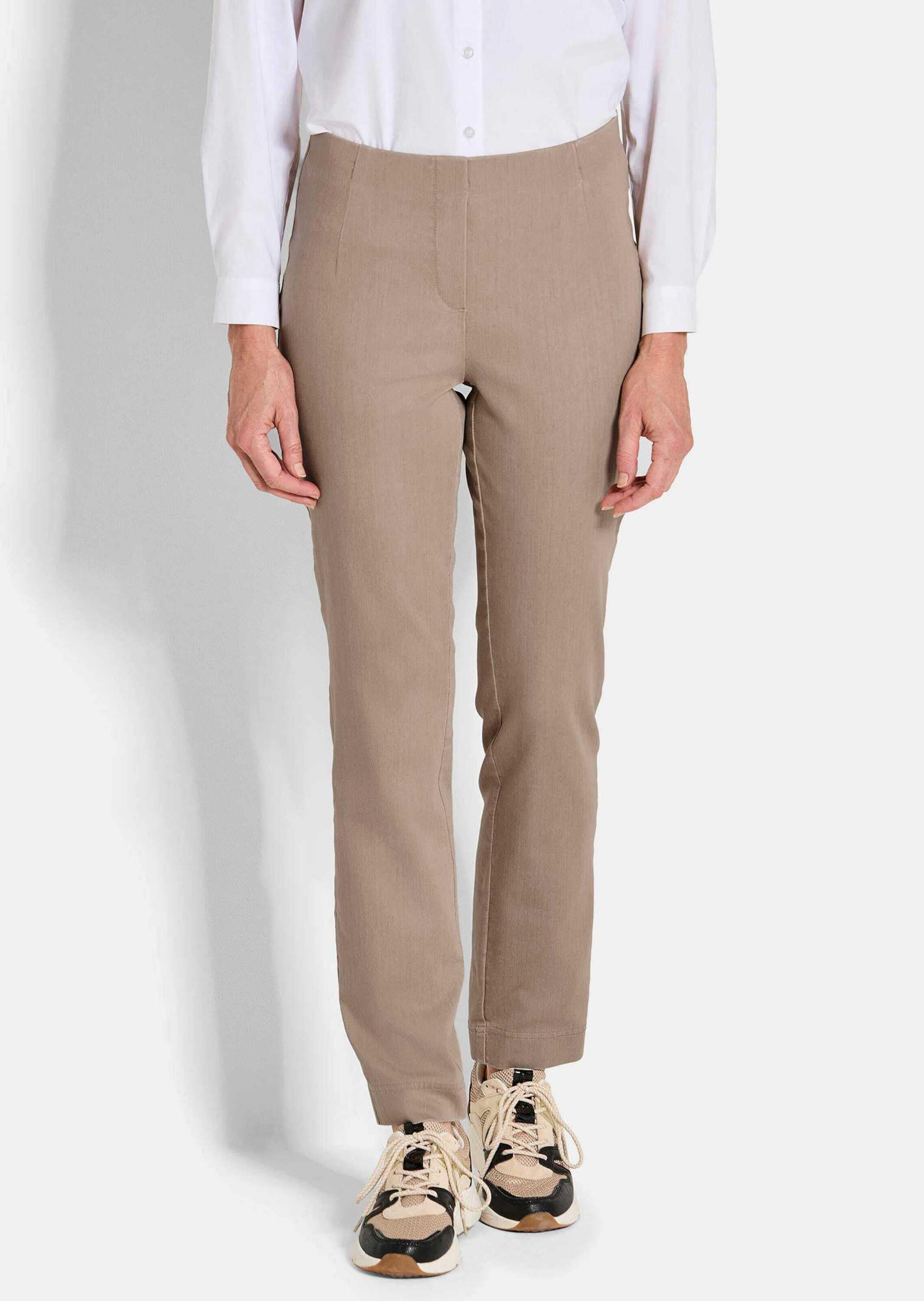 GOLDNER Chinohose »Bengalinhose LOUISA in Denim-Optik«