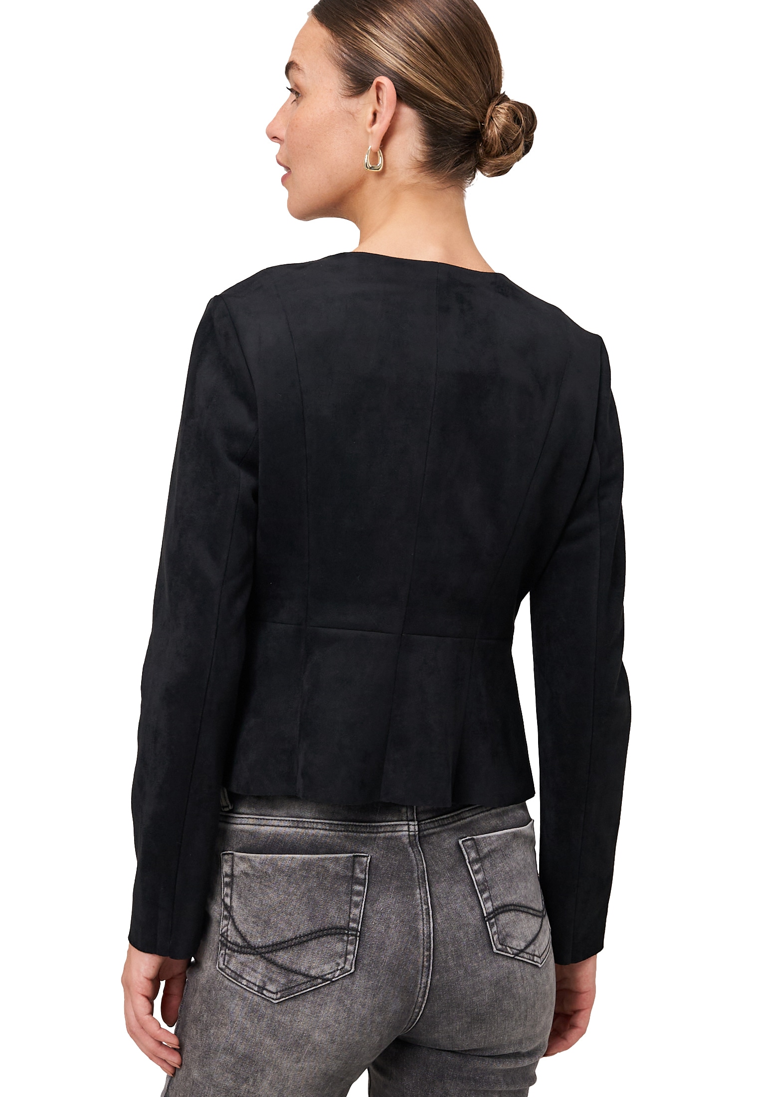 Zero Jackenblazer »Blazer Wildlederoptik«