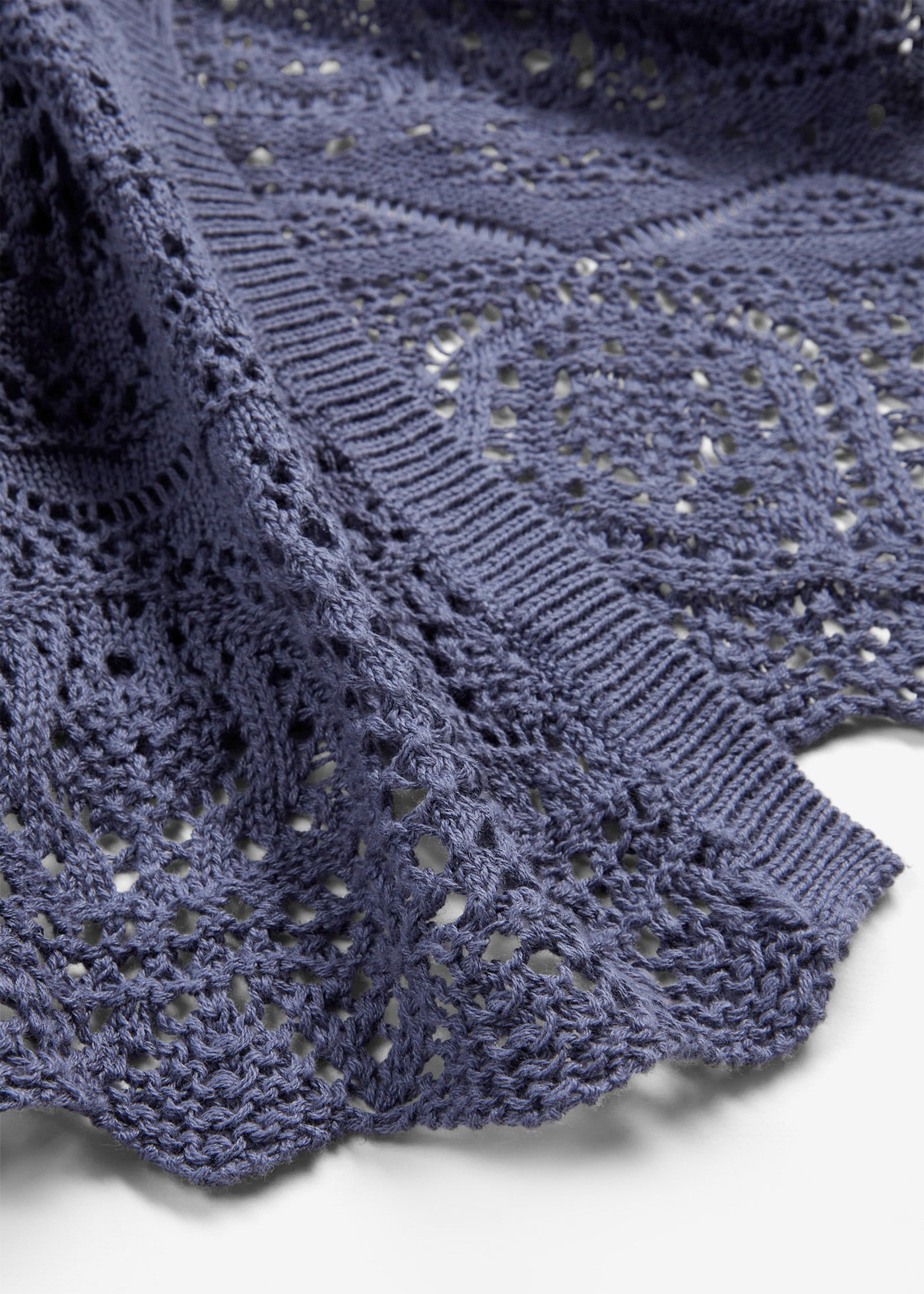 bonprix Longstrickjacke 1 tlg. lockere und offene Passform, mit femininem Lochmuster, casual Stil