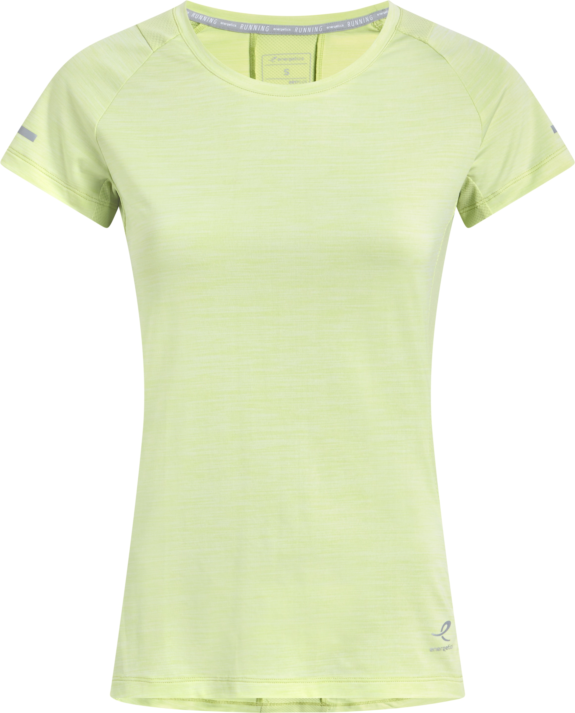 Energetics Laufshirt »DA.-T-SHIRT EVII SHORT SLEEVE W« mit reflektierenden Druckelementen, mit Flatlocknähten