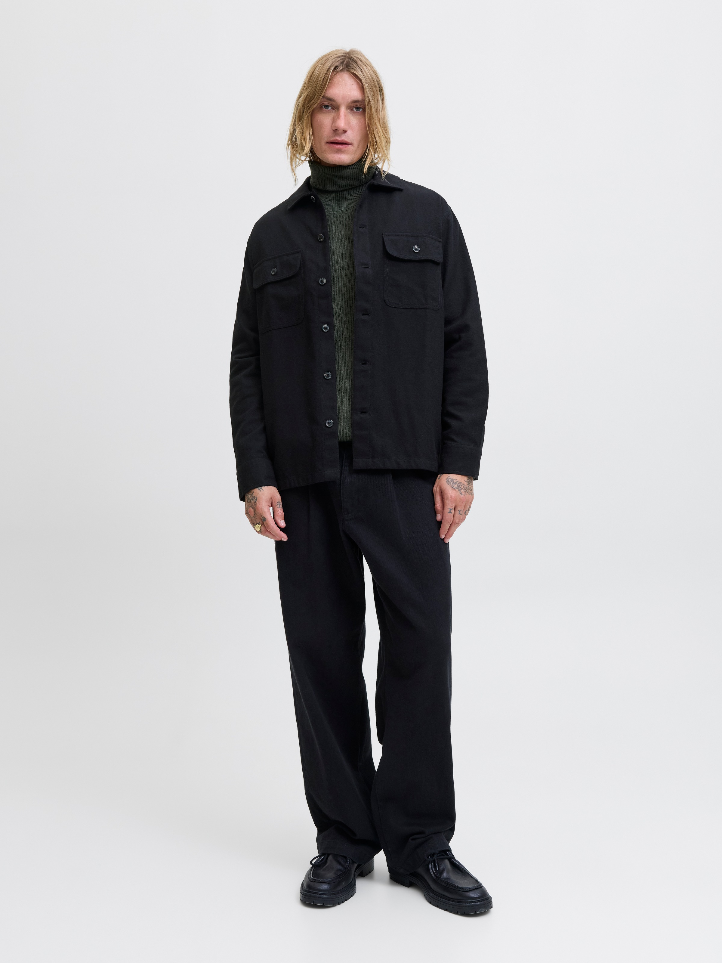 Jack & Jones Langarmhemd »JJECHARGE OVERSHIRT LS NOOS«