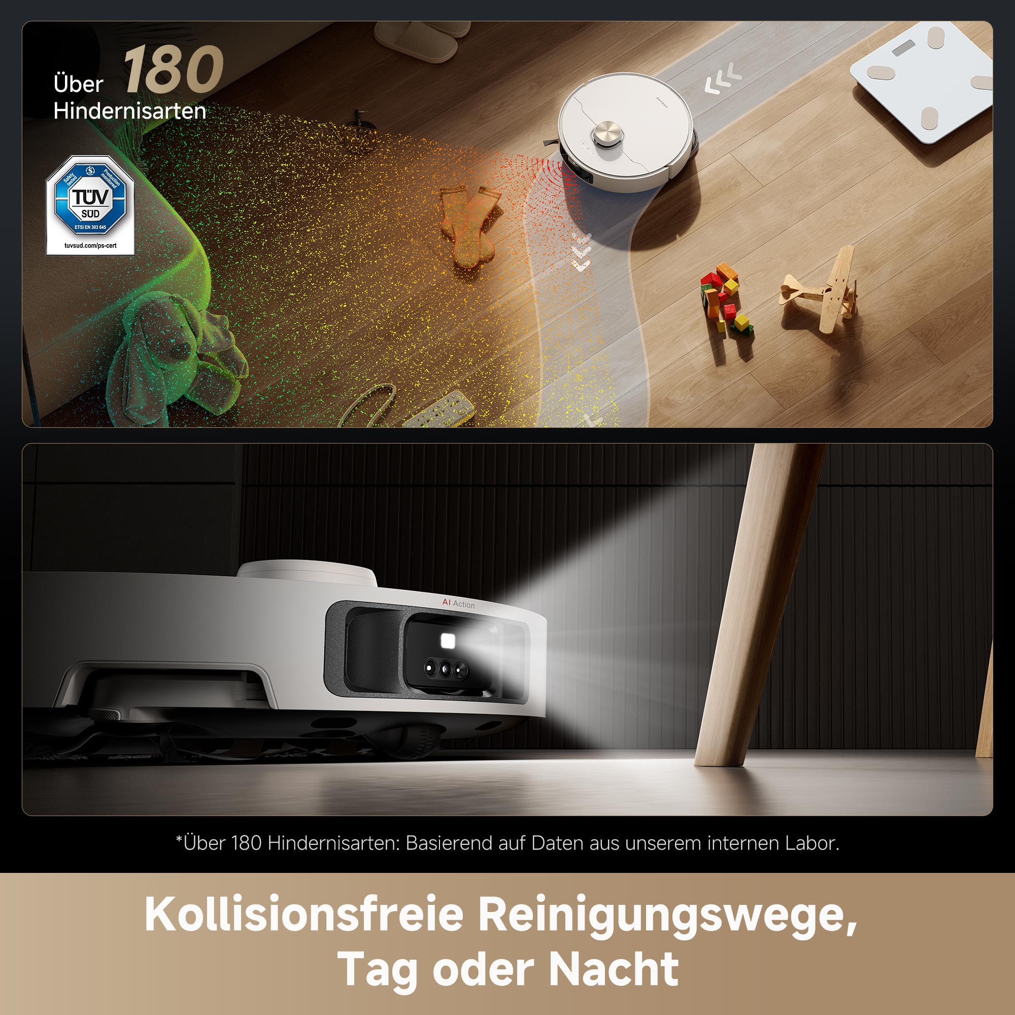 Dreame Saugroboter »L40s Pro Ultra« Basisstation, App-Steuerung, 600 Watt