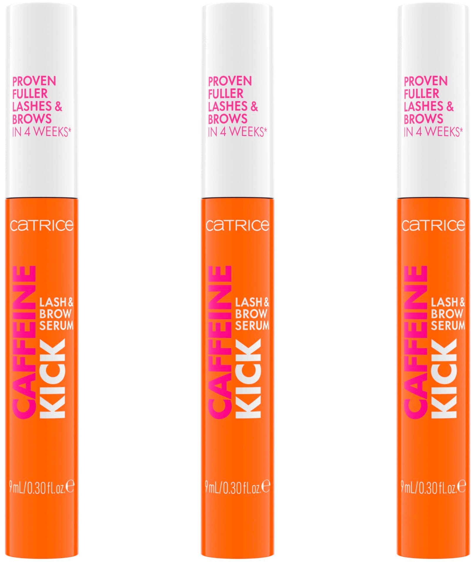 Wimpernserum »Caffeine Kick Lash & Brow Serum«, (Set, 3 tlg.)