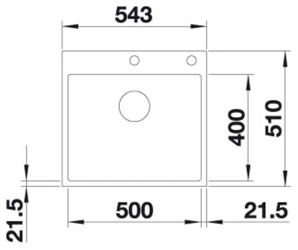 Blanco Granitspüle »SUBLINE 500-IF/A SteelFrame« 1 Stk. tlg. erhältlich in mehreren Farben