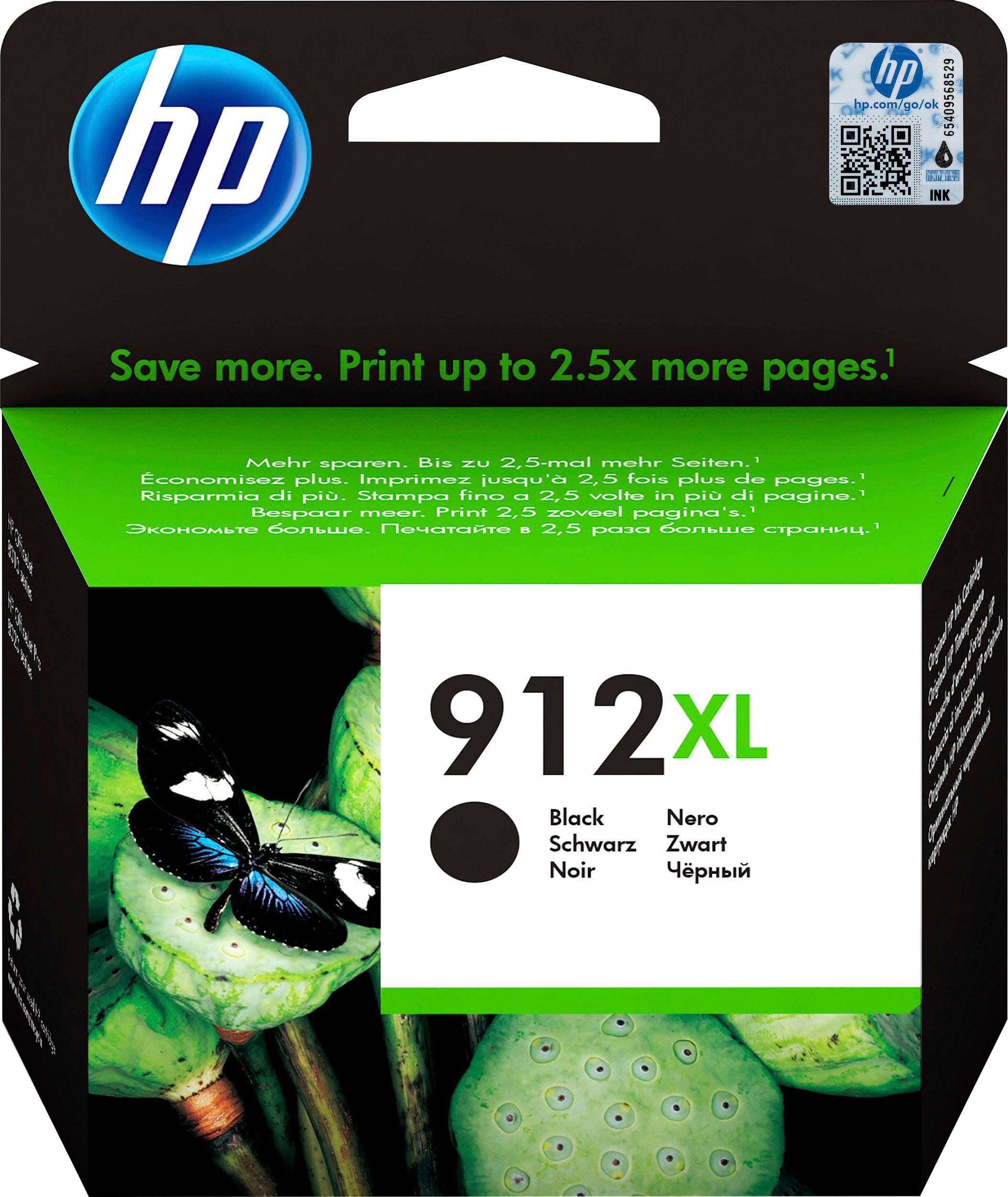 HP Tintenpatrone »912 XL«, (1 St.), original Druckerpatrone 912 schwarz XL