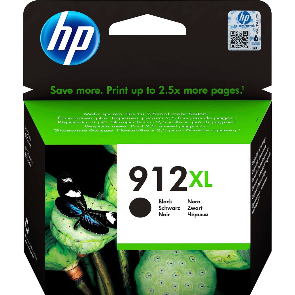 HP Tintenpatrone »912 XL«, (1 St.), original Druckerpatrone 912 schwarz XL