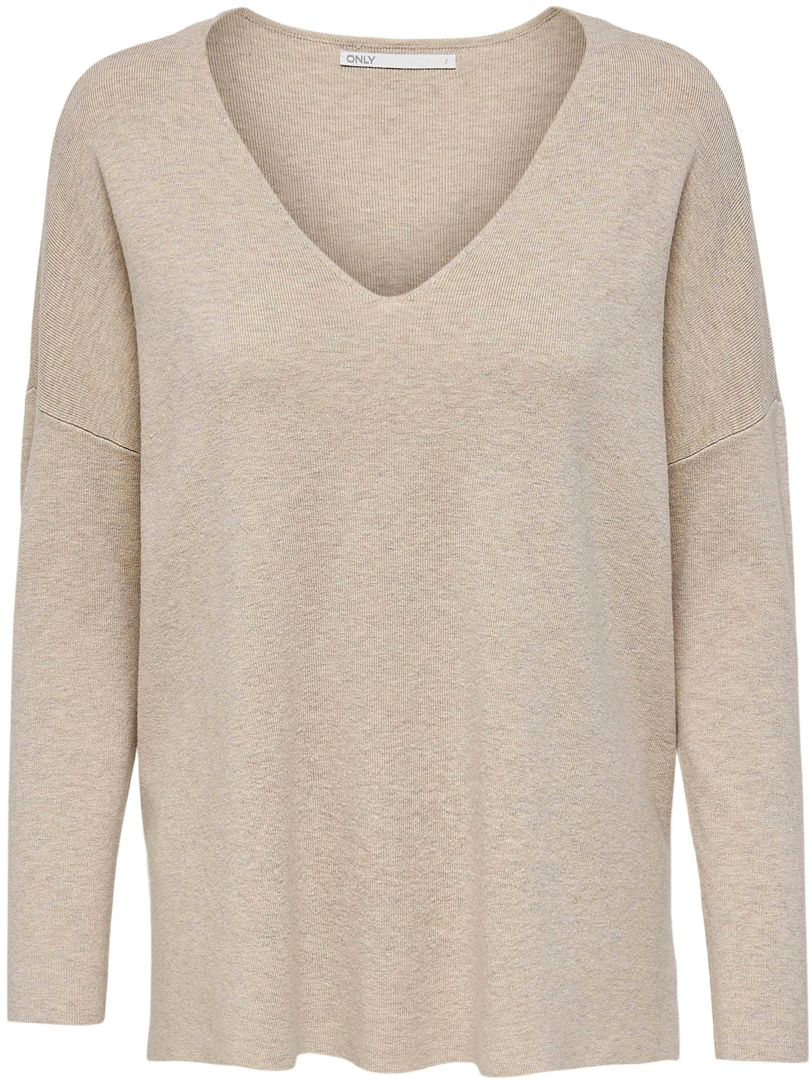 Only V-Ausschnitt-Pullover »ONLAUGUSTA L/S V-NECK PULLOVER«