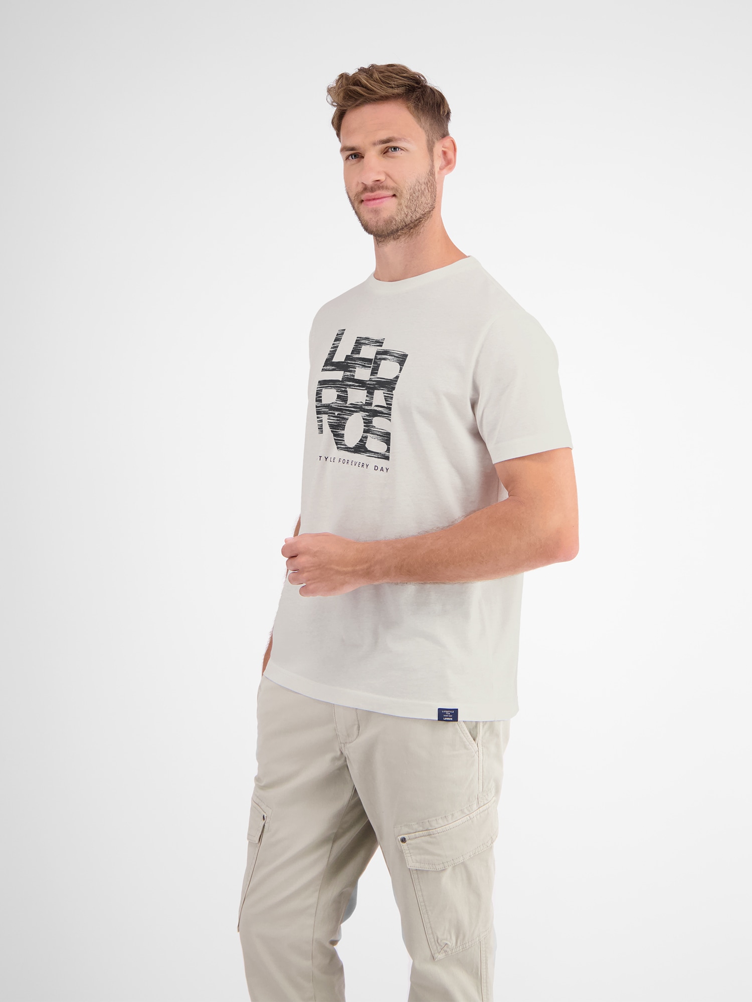 LERROS T-Shirt »LERROS T-Shirt mit LERROS Print«