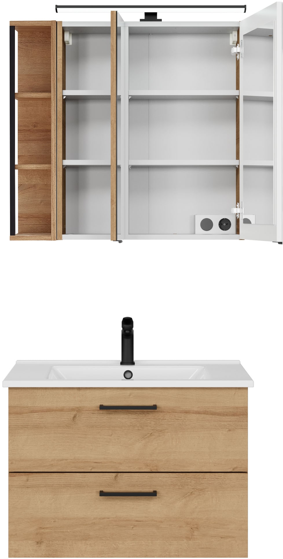 Saphir Badezimmer-Set »4-tlg. Mit Softclose-Türen« 4 Stk. tlg.
