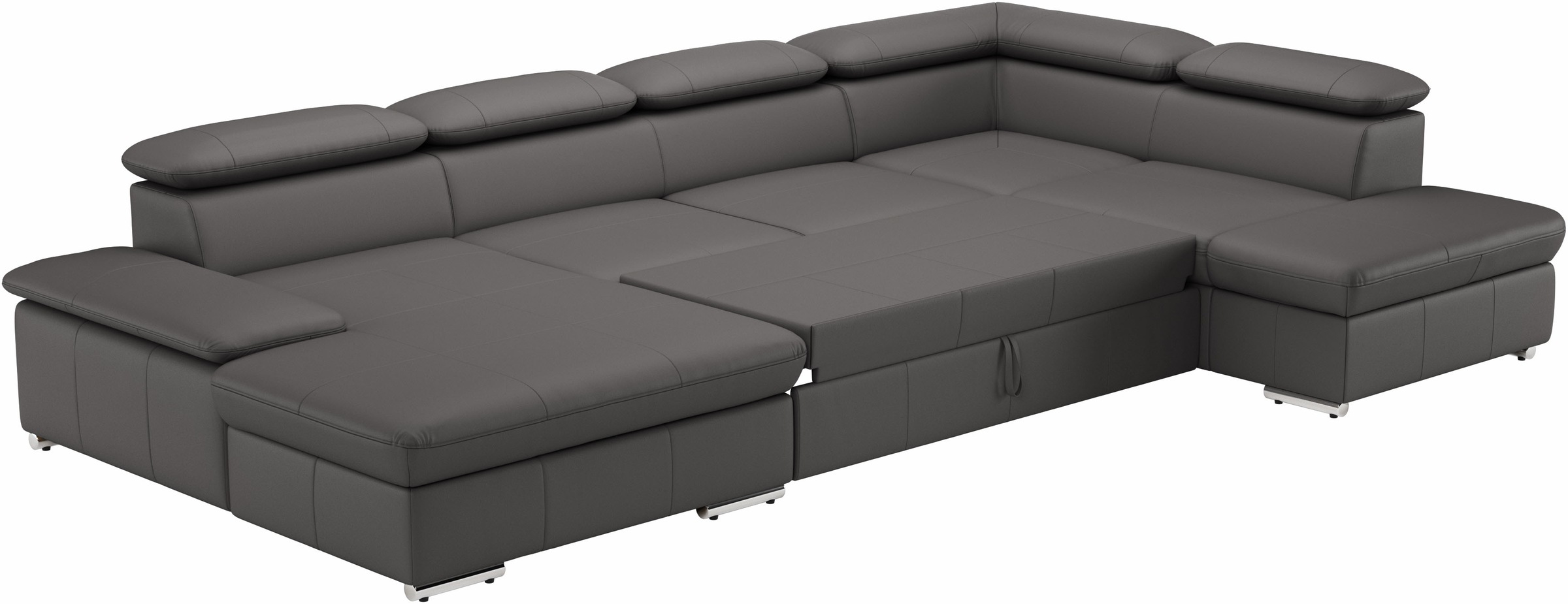 sit&more Wohnlandschaft »Valantine U-Form«, inkl. Kopf- und Armteilverstellung, wahlweise mit Bettfunktion