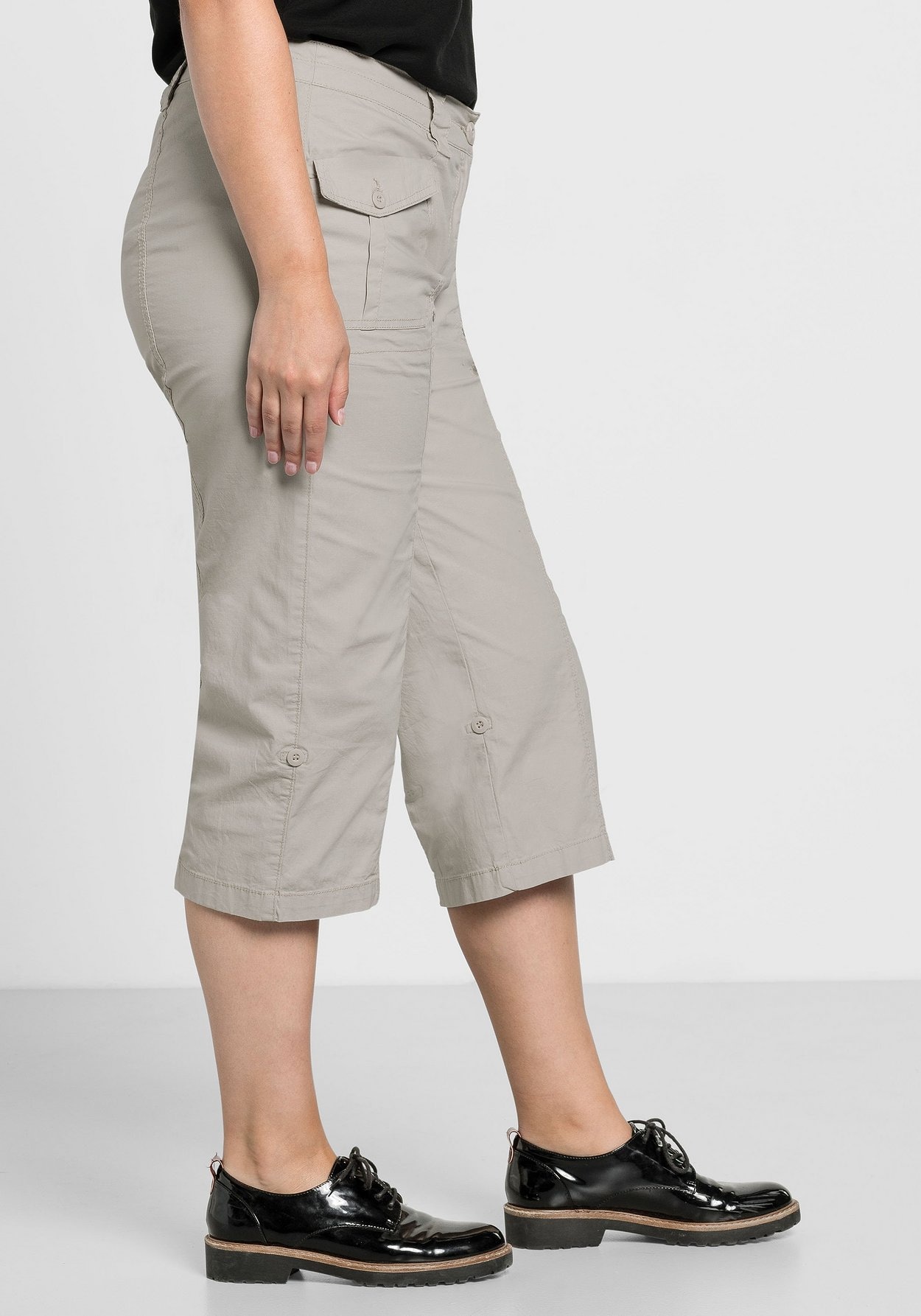 Sheego 3/4-Hose »3/4-Hose Mit Krempelfunktion«