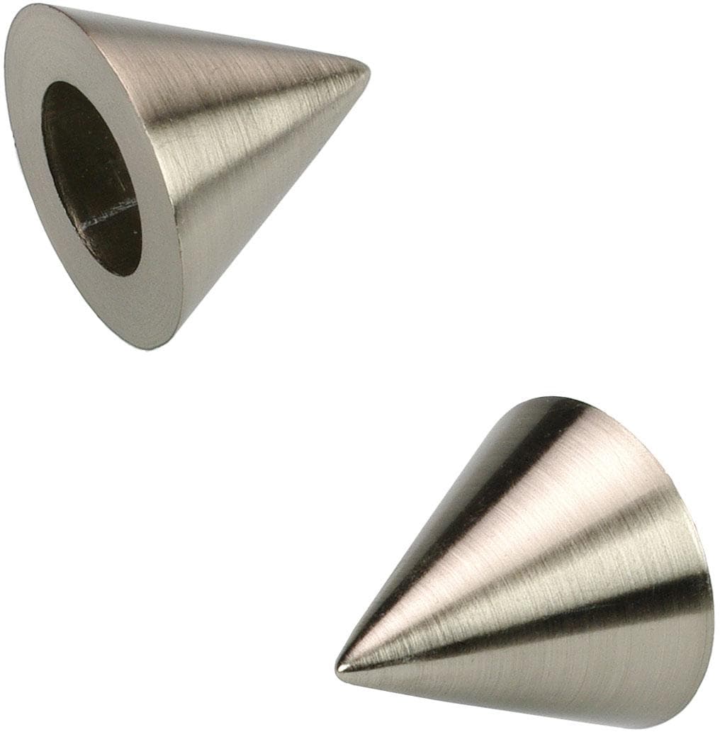 Liedeco Gardinenstangen-Endstück »Cone«, (Set, 2 für St.), 16 mm bei Gardinenstangen Ø OTTO