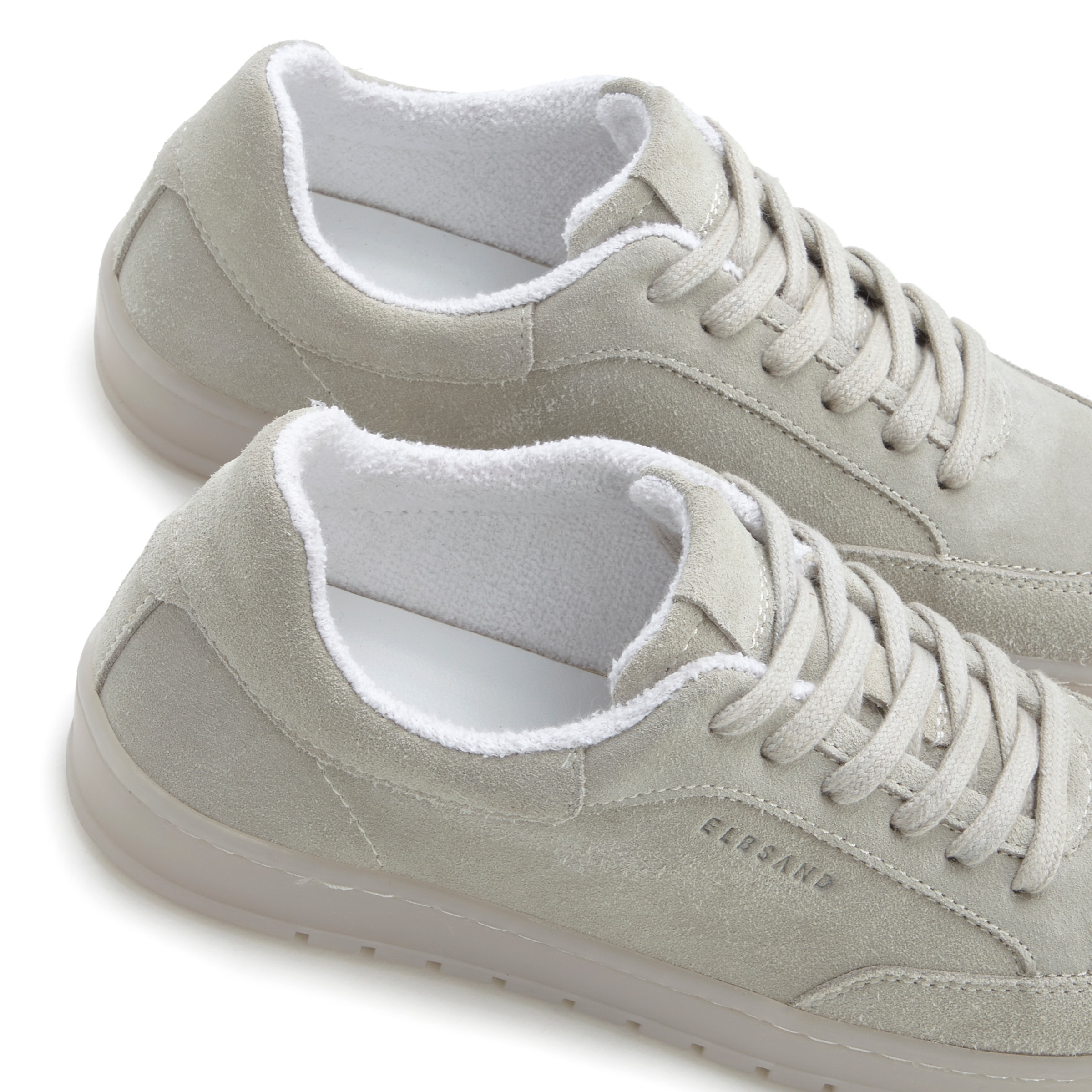 Elbsand Sneaker, Schnürhalbschuh, Freizeitschuh aus Leder mit Frottee Innenfutter