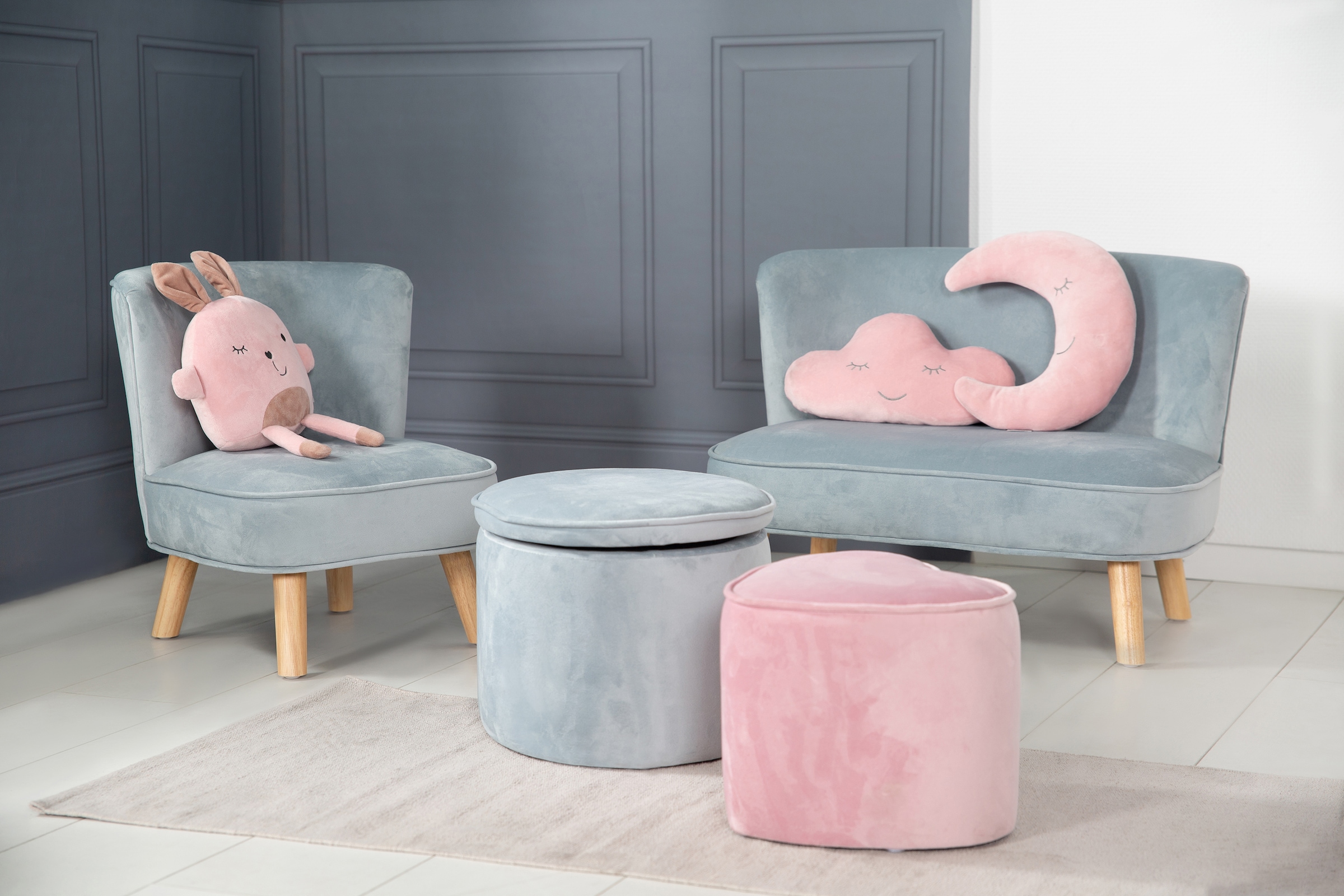 roba® Kindersessel »Lil Sofa«, mit Holzfüßen