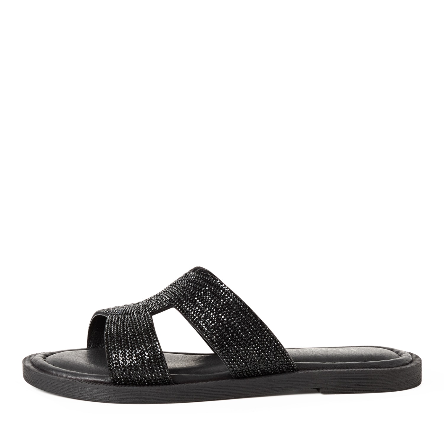 Tamaris Pantolette  Sommerschuh, Schlupfschuh, Flats mit Schmucksteine