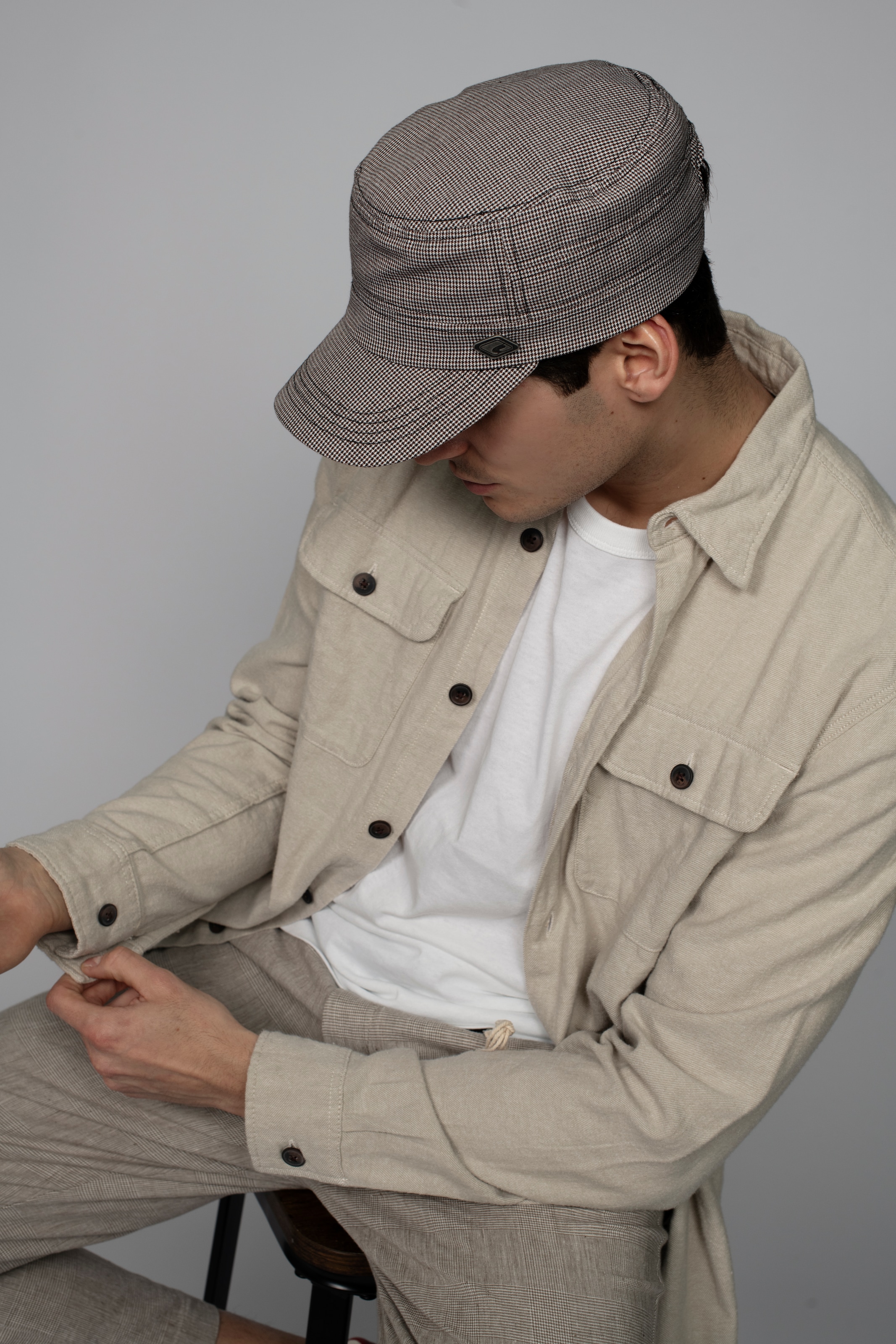 chillouts Army Cap »Heraklion Hat«, aus Naturfasern mit verstellbarem Verschluss & urbanem Charakter