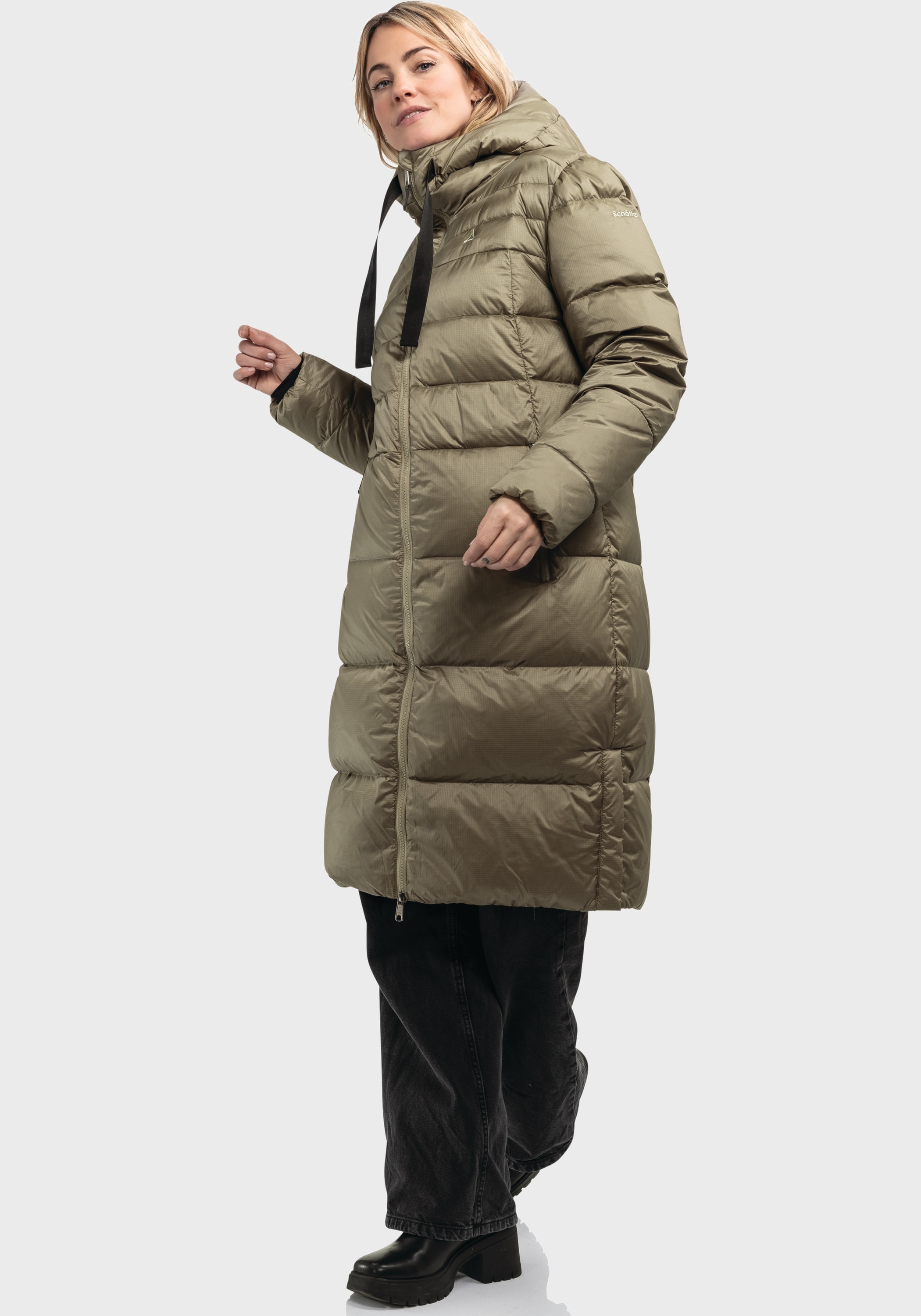 Schöffel Parka »Down Coat Kenosha L«, mit Kapuze
