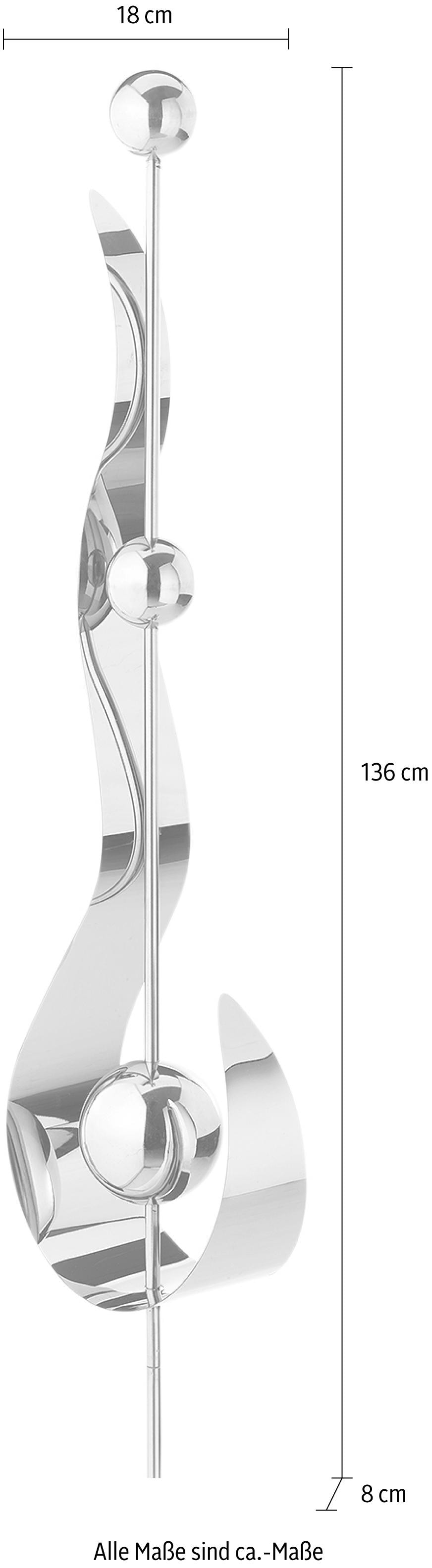 locker Dekoobjekt »Gartenstecker«, aus Edelstahl 136 cm bei OTTO