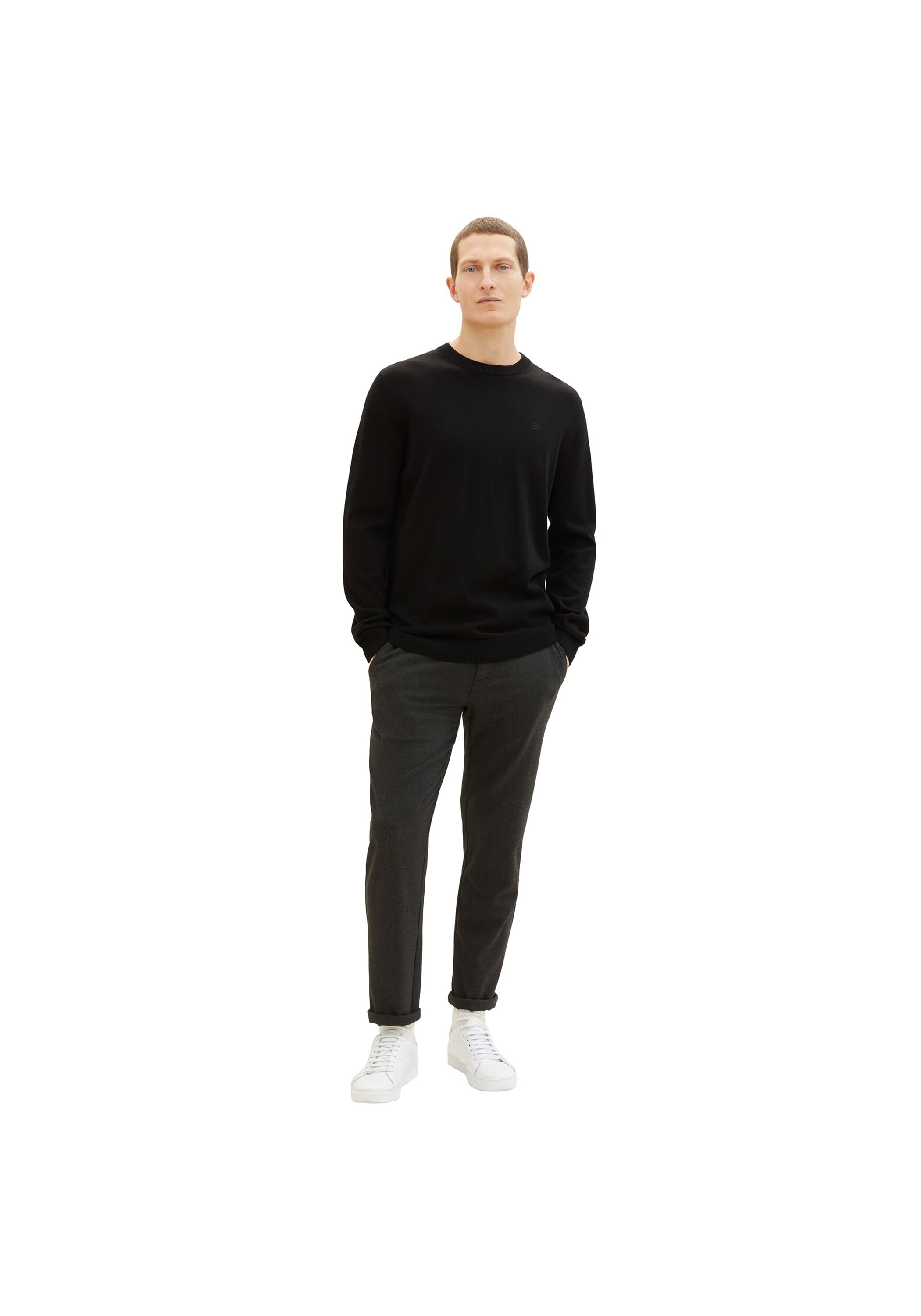 TOM TAILOR Sweater »Strickpullover Basic Crewneck Knit 1er Pack«, 1 Stk.
