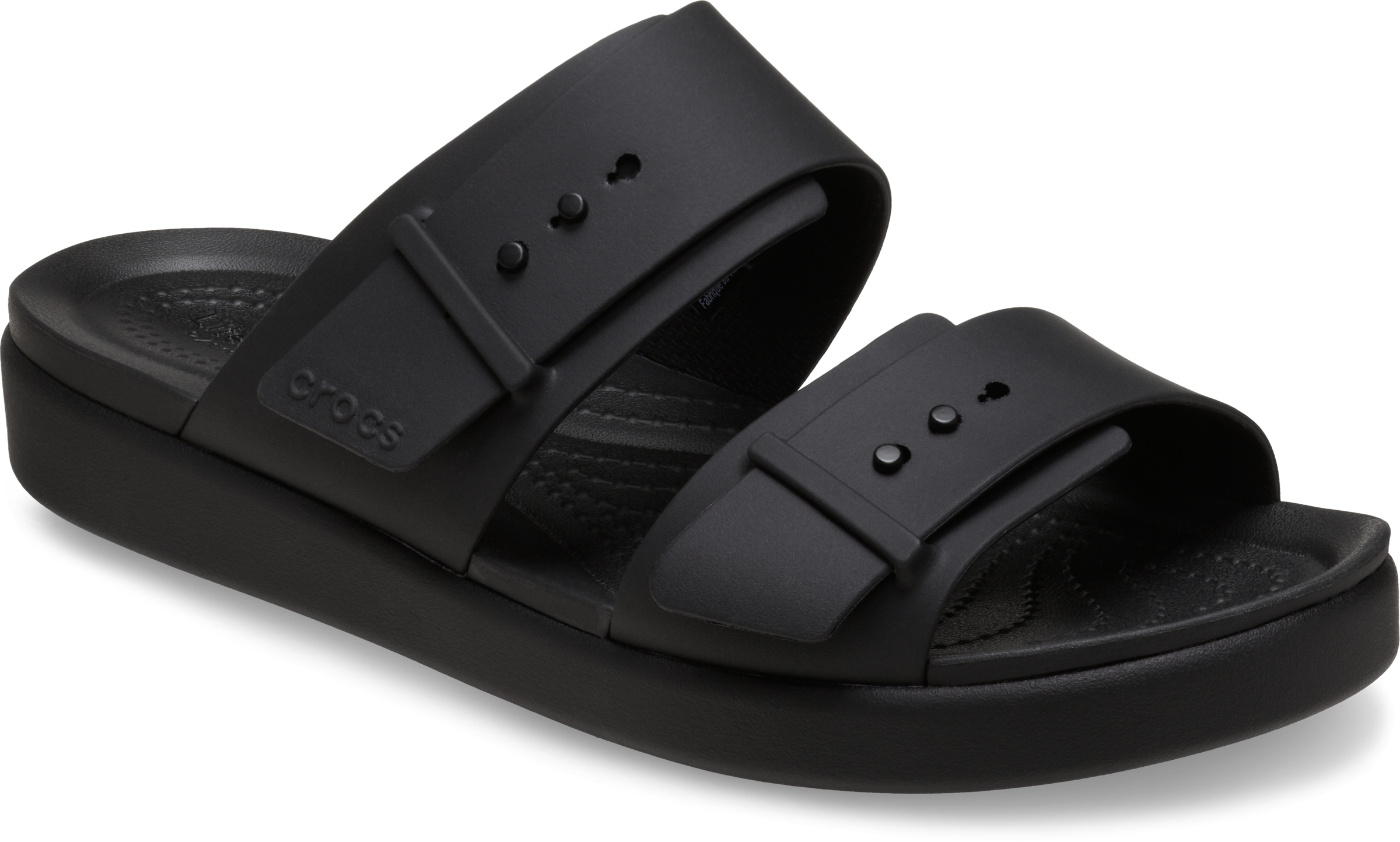 Crocs Pantolette »Brooklyn Buckle Low«  Sommerschuh, Strandschuh, Hausschuh mit Softfußbett