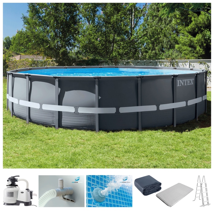 Intex Framepool »Ultra XTR Frame™«, (Set), 5-tlg., ØxH: 732x132 cm