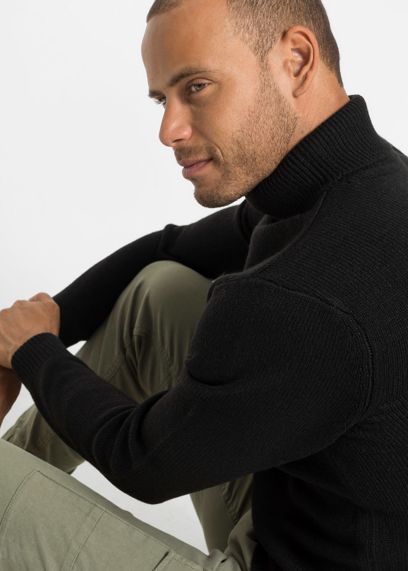 bonprix Rollkragenpullover