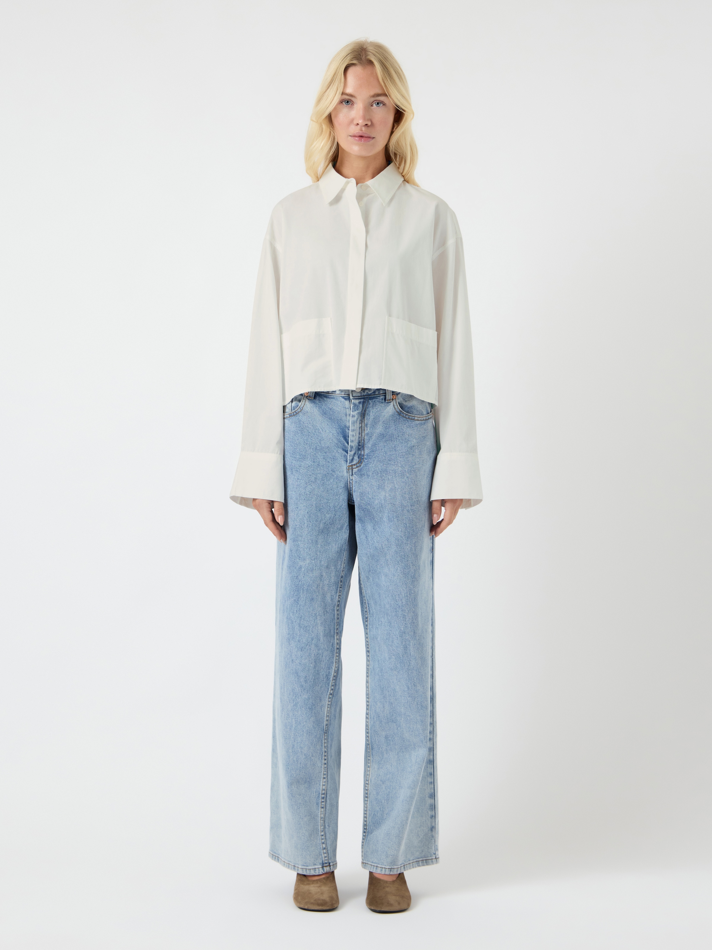 Y.A.S Hemdbluse »YASLEE LS SHORT SHIRT S. NOOS«