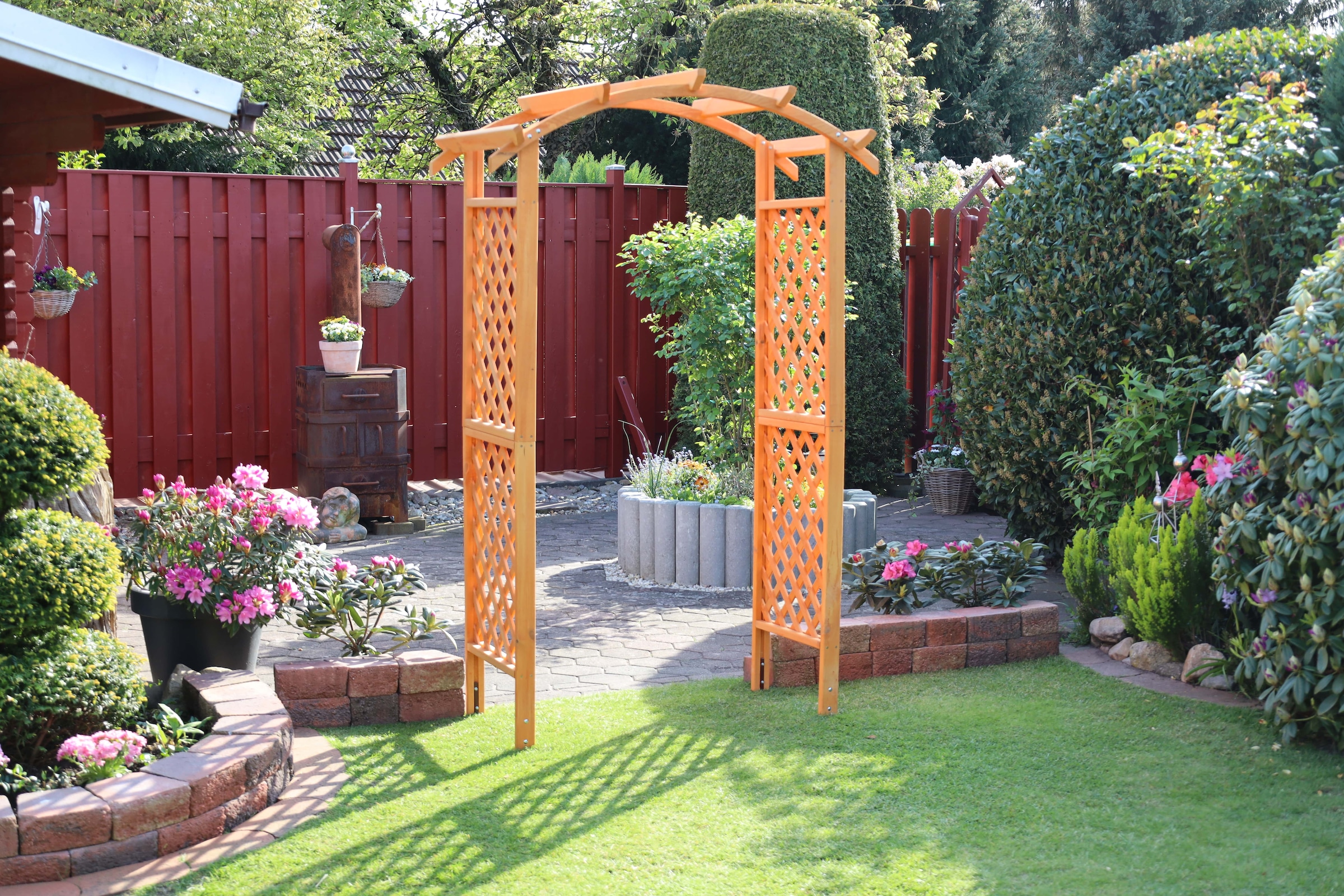 promadino Rosenbogen »Pergola Diana«, BxTxH: 132x70x206 cm