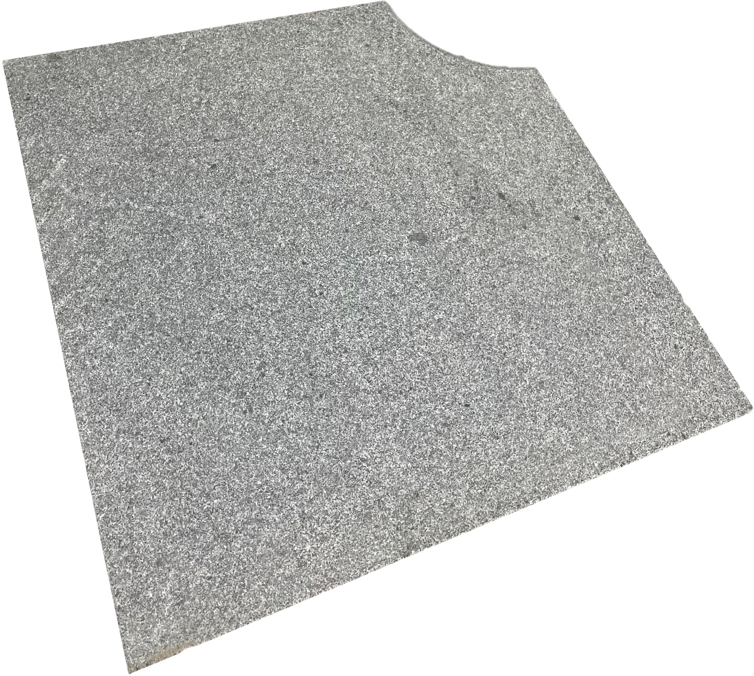 KWAD Beckenrandstein »Padang Dark«, (Set, 11 gerade Steine und 4 Ecksteine), Granitumrandung, 4,0 x 3,0 m