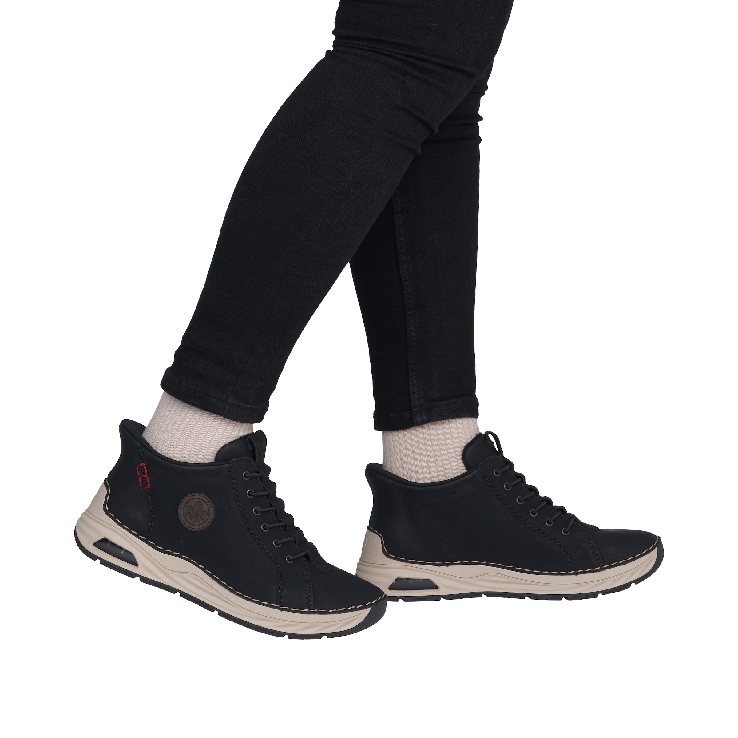 Rieker Slip-On Sneaker »Ready2GO«  High Top Sneaker, Boots, Stiefelette mit verstärkter Fersenkappe