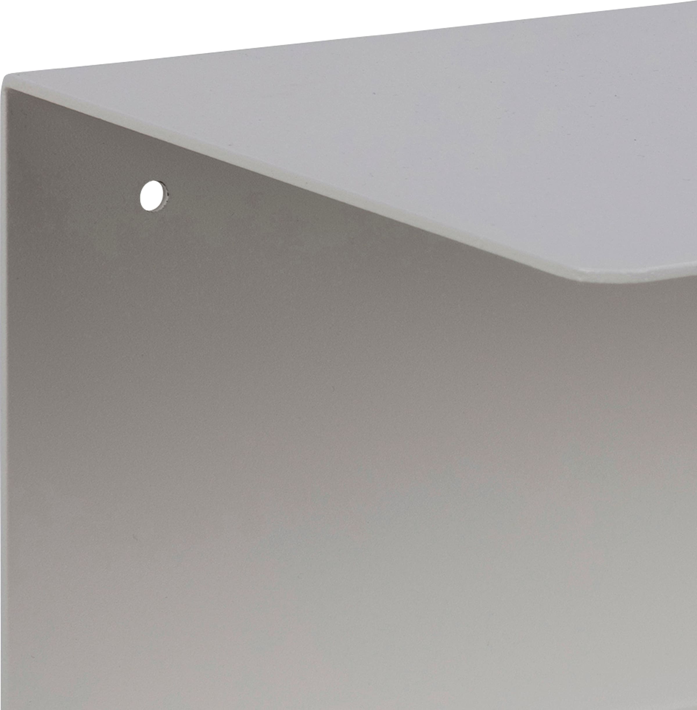 ACTONA GROUP Wandregal »Jonas«, (2 St., VE 2), Winkel Metallregal, im industrial Design