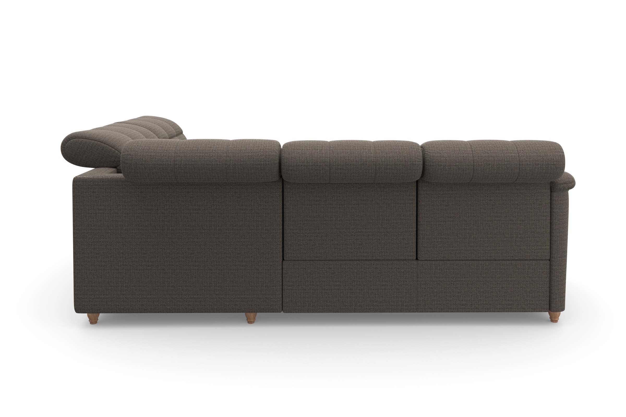 Home affaire Ecksofa »Boston L-Form« Kopfteilverstellung an jeder Sitzfläche, wahlweise Relaxfunktion